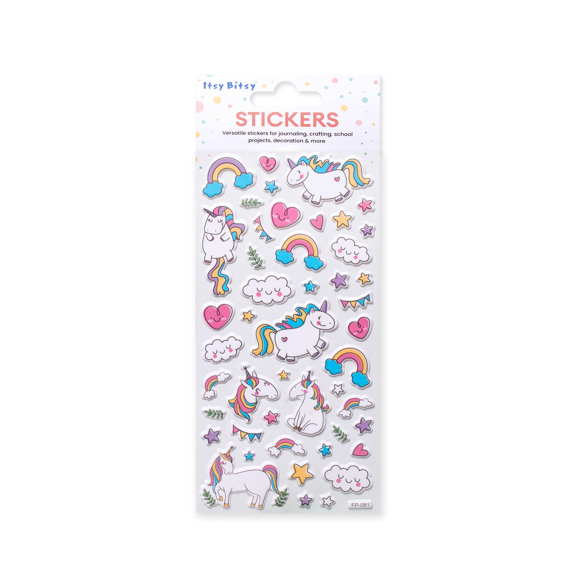 Fun Sticker Rainbow Unicorn 47pcs