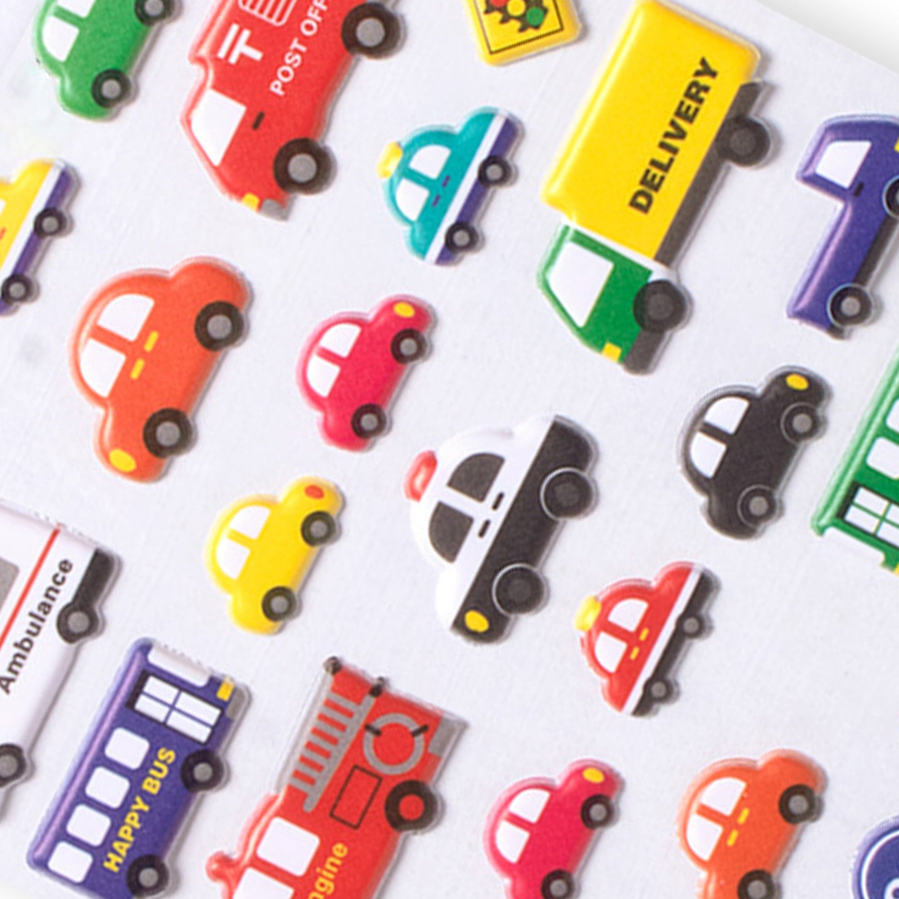 Fun Sticker Car Collection 51pcs – Itsy Bitsy