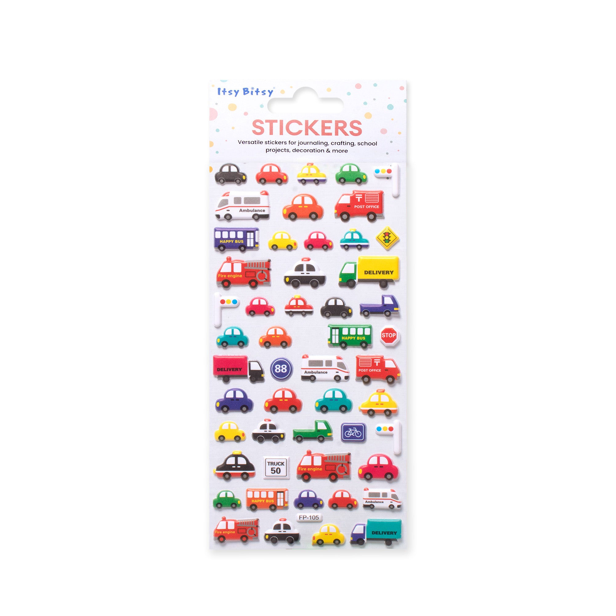 Fun Sticker Car Collection 51pcs