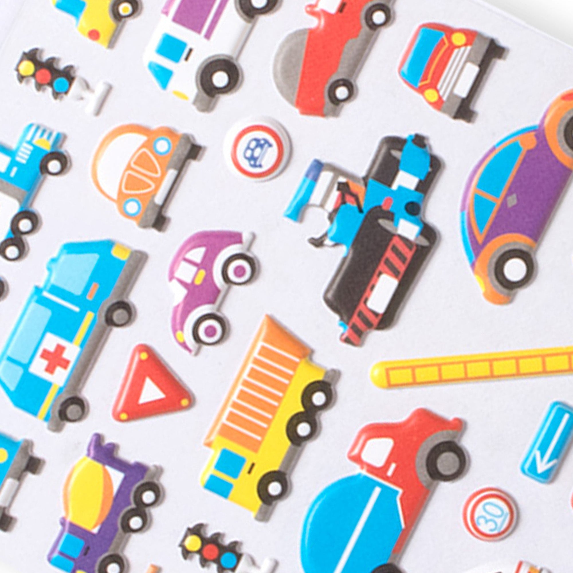 Fun Sticker Work Vehicles 41pcs