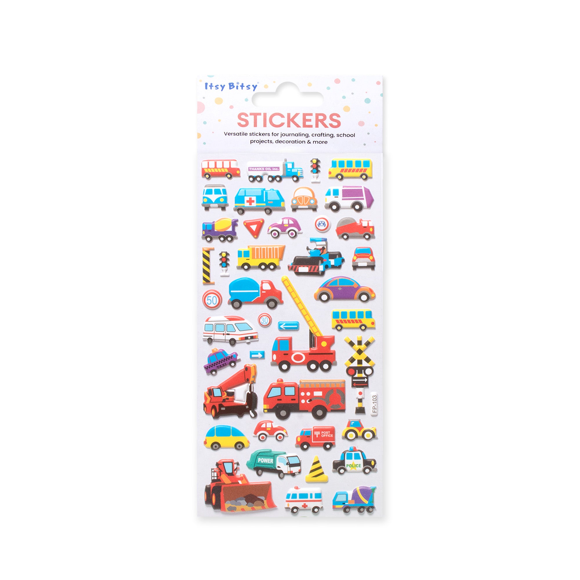 Fun Sticker Work Vehicles 41pcs