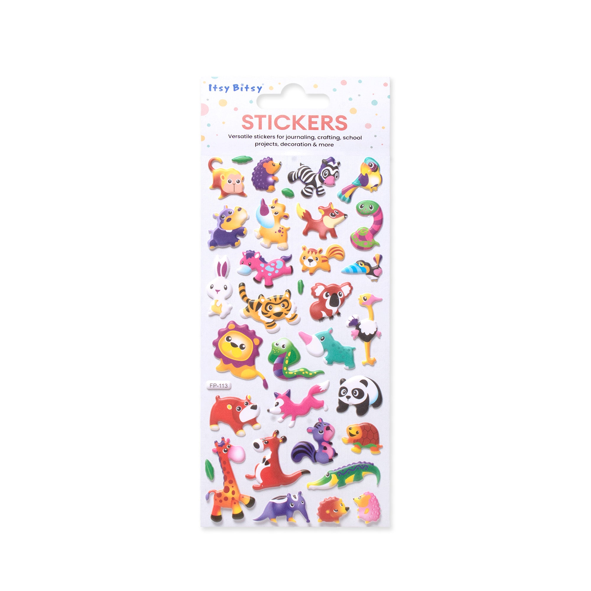 Fun Sticker Animal Fair 33pcs