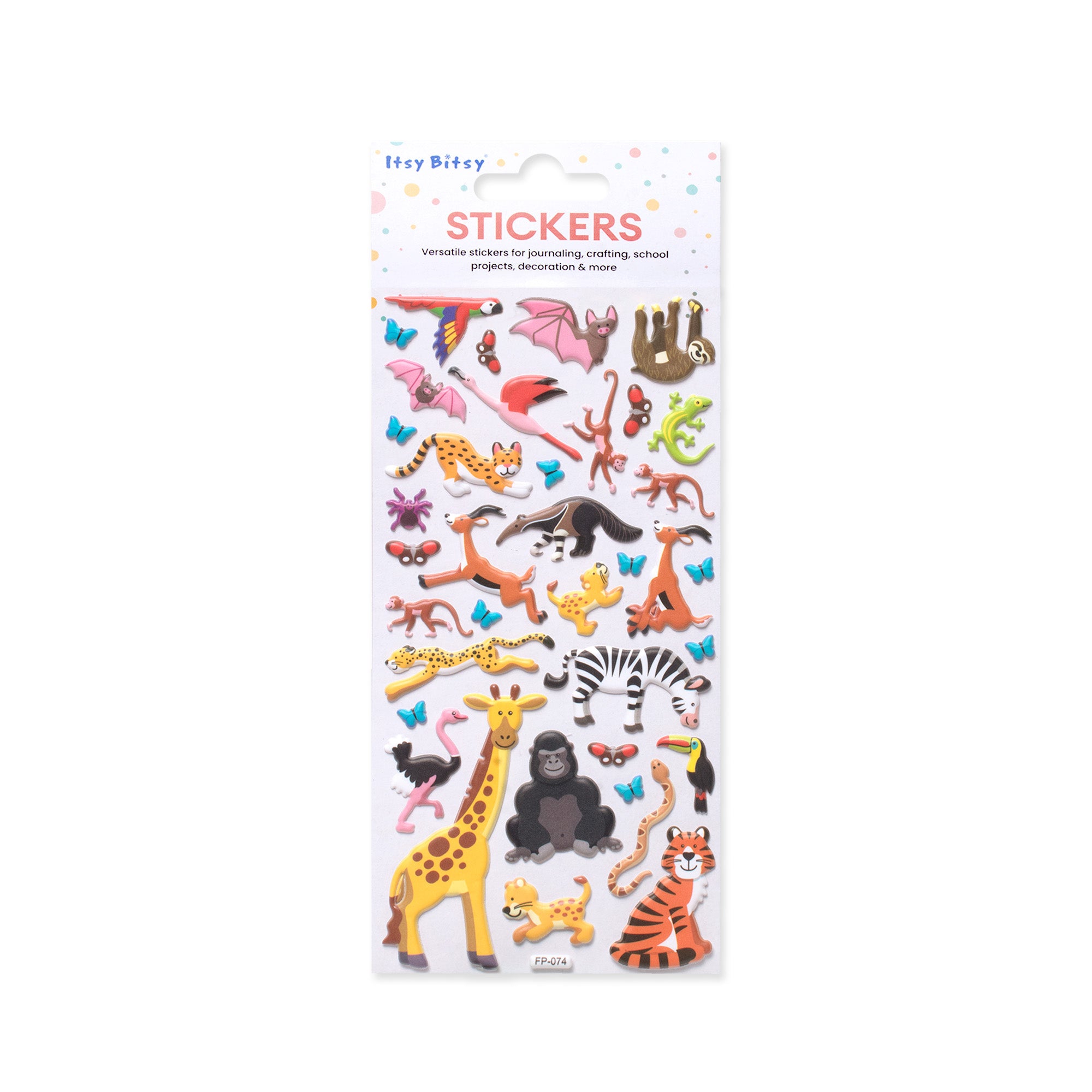 Fun Sticker Wildlife Safari 37pcs