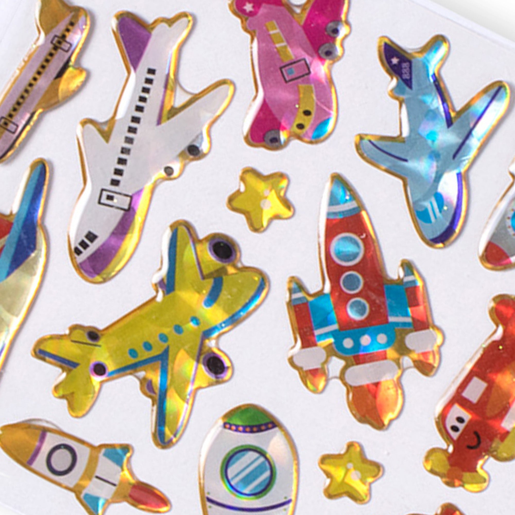 Resin Sticker Transport 32pcs