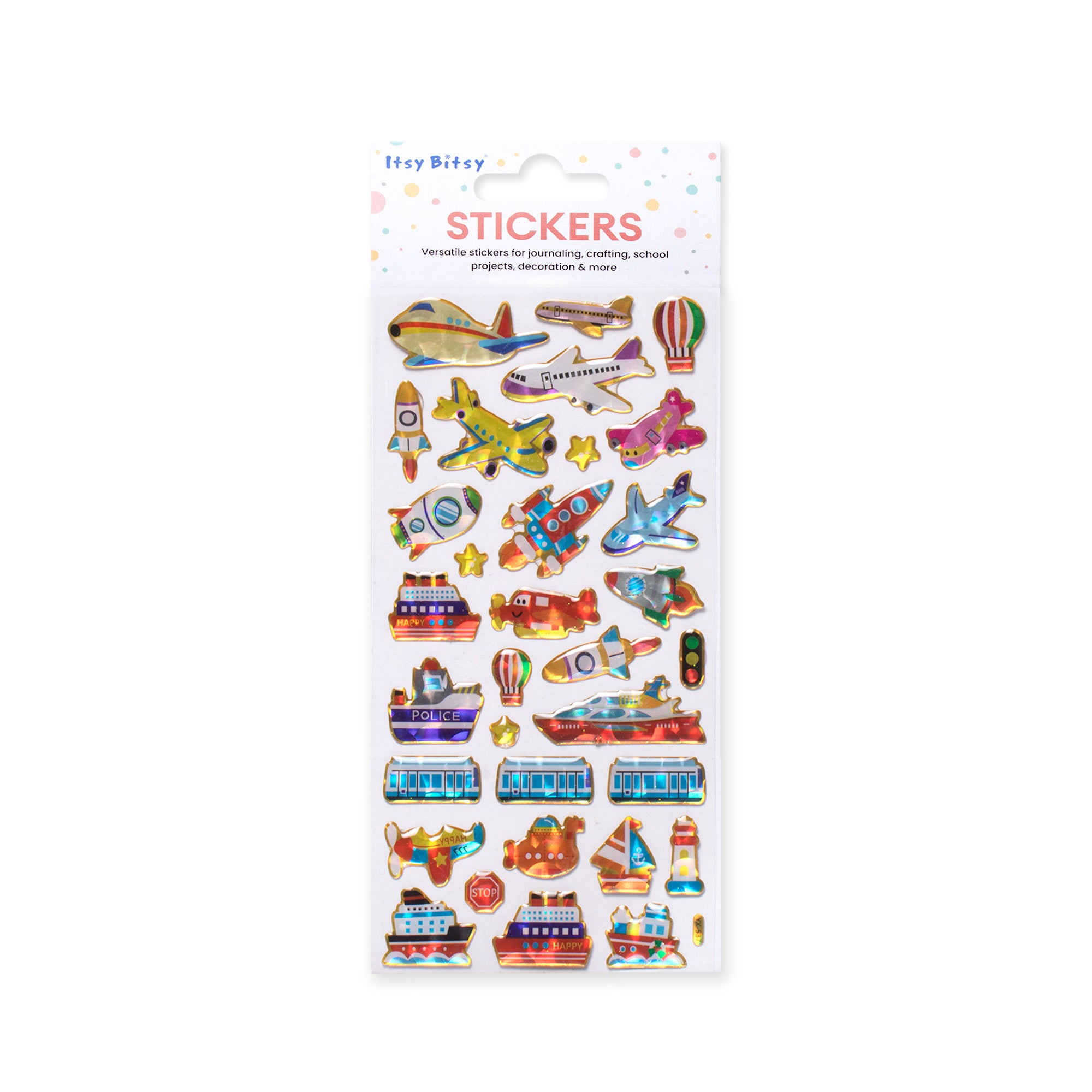 Resin Sticker Transport 32pcs