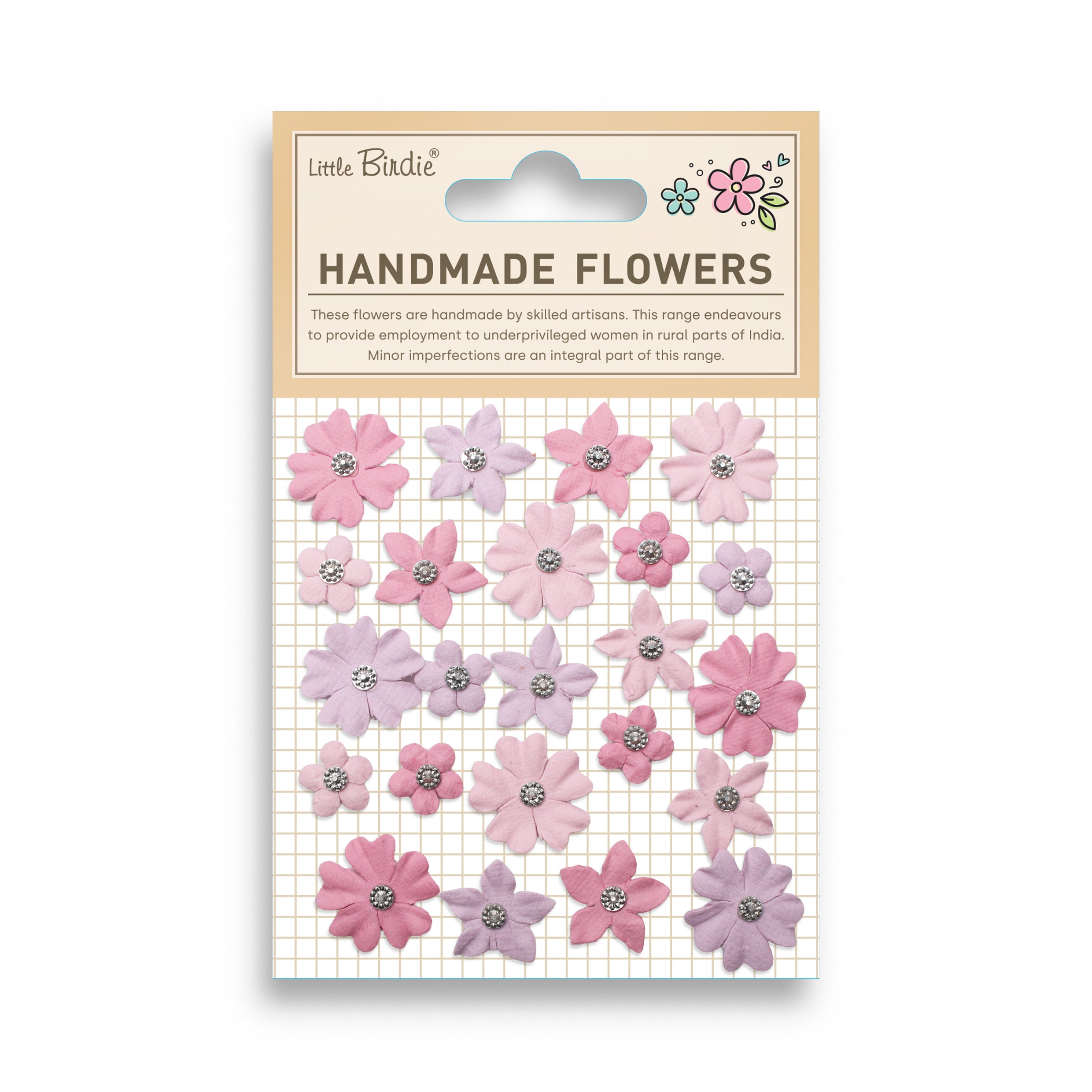Handmade Flowers Karolina Lavender Vibes 23Pc