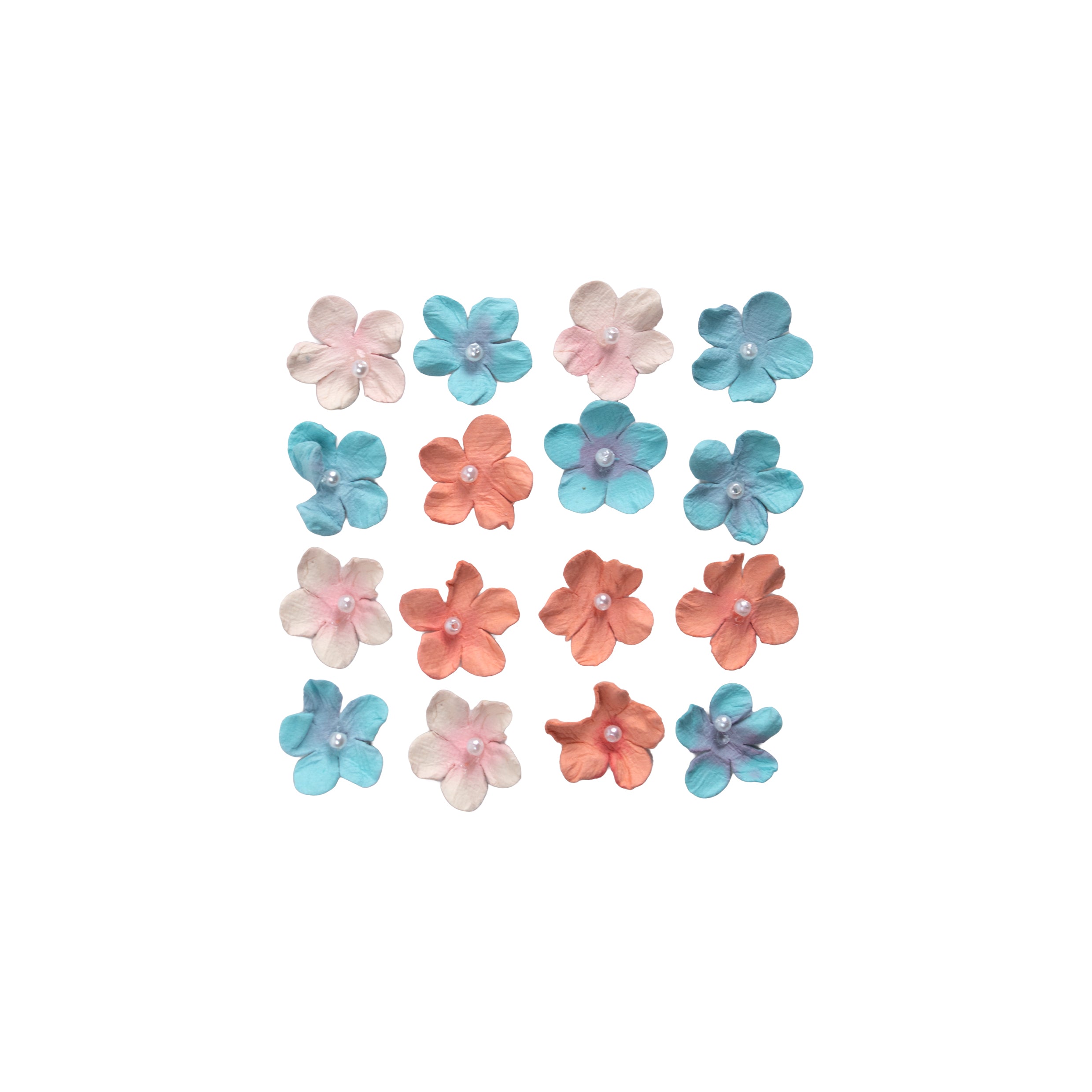 Handmade Flowers Pearl Petites Sun & Rain 30Pc