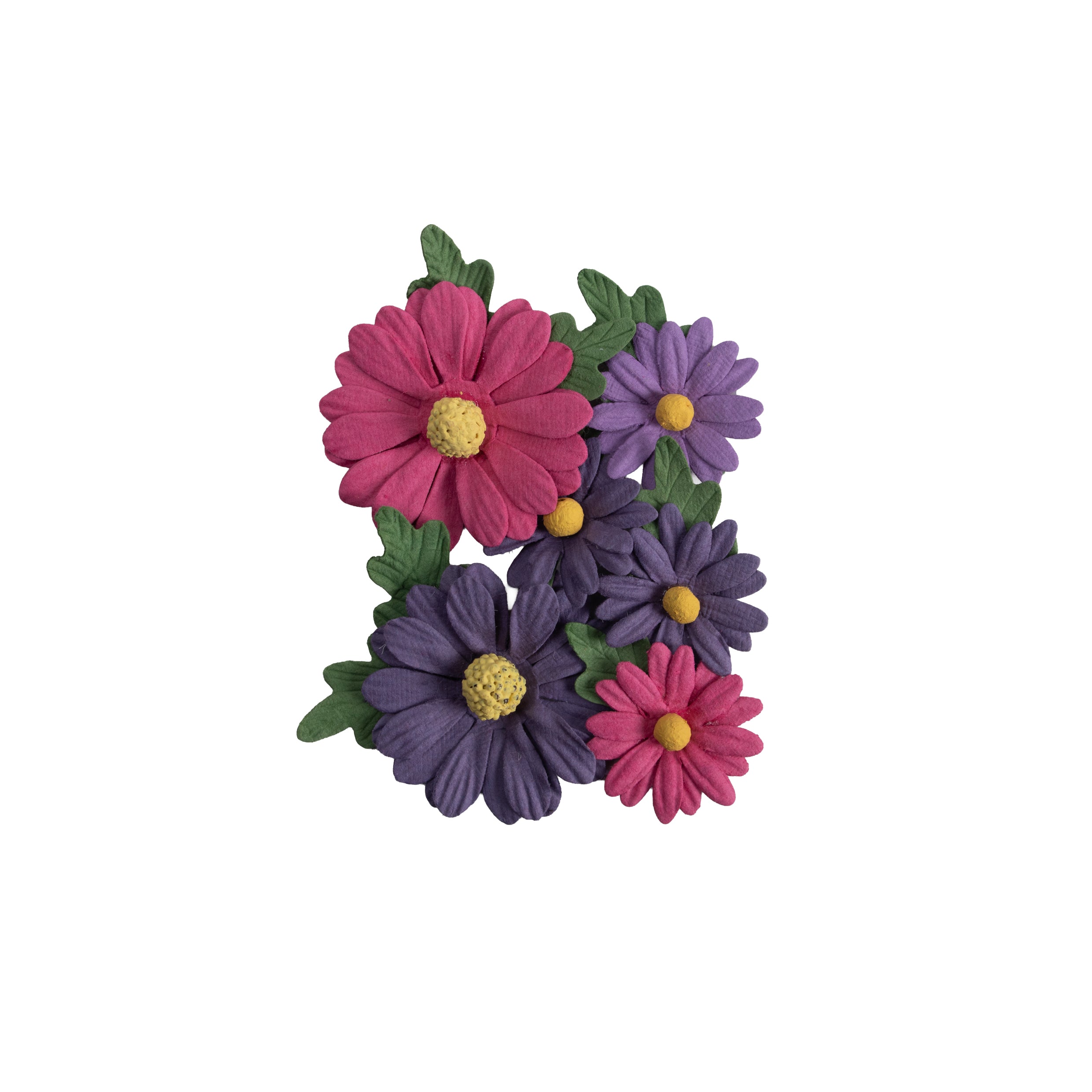 Handmade Flowers Anya Magenta Orchid 6Pc