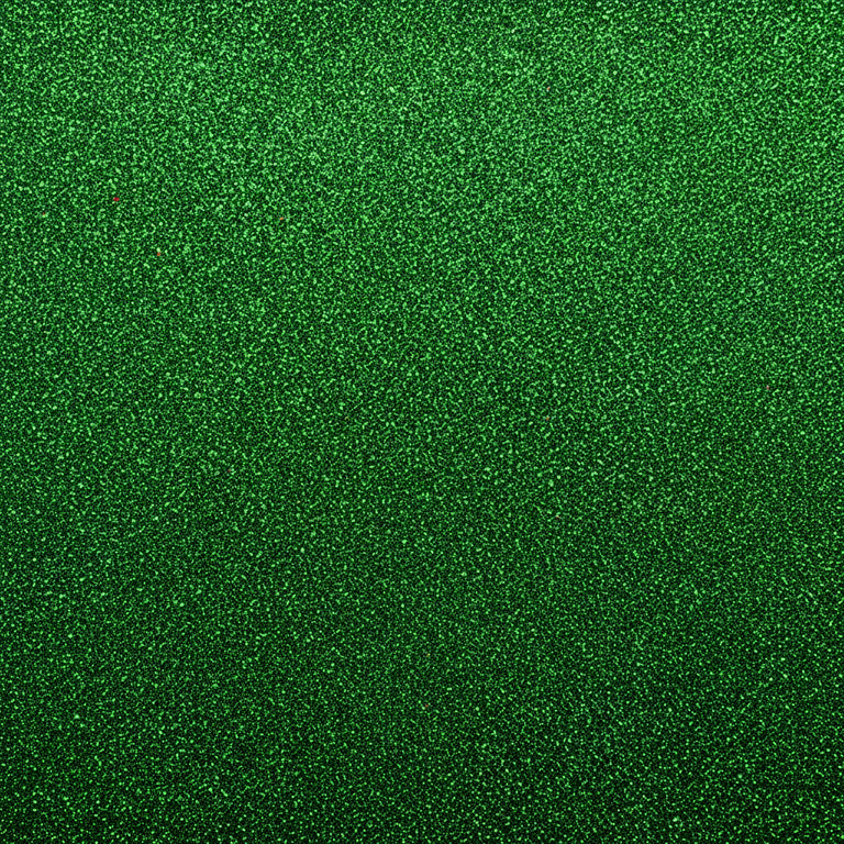 Glitter Vinyl Sheet Shimmer Green 12inch X 2 Ft. 1 Roll