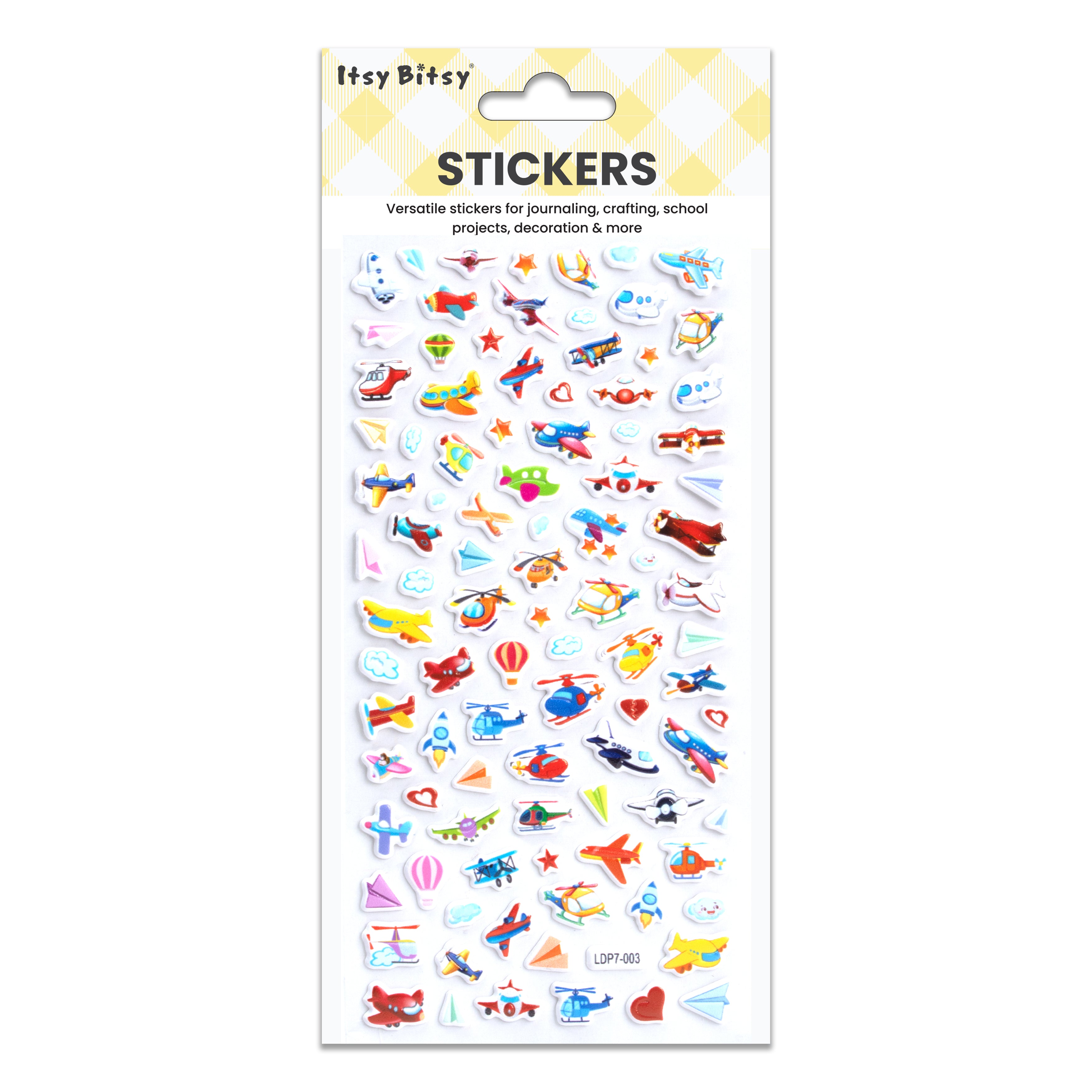 Fun Puffy Stickers Fly High 98pcs 1Pack