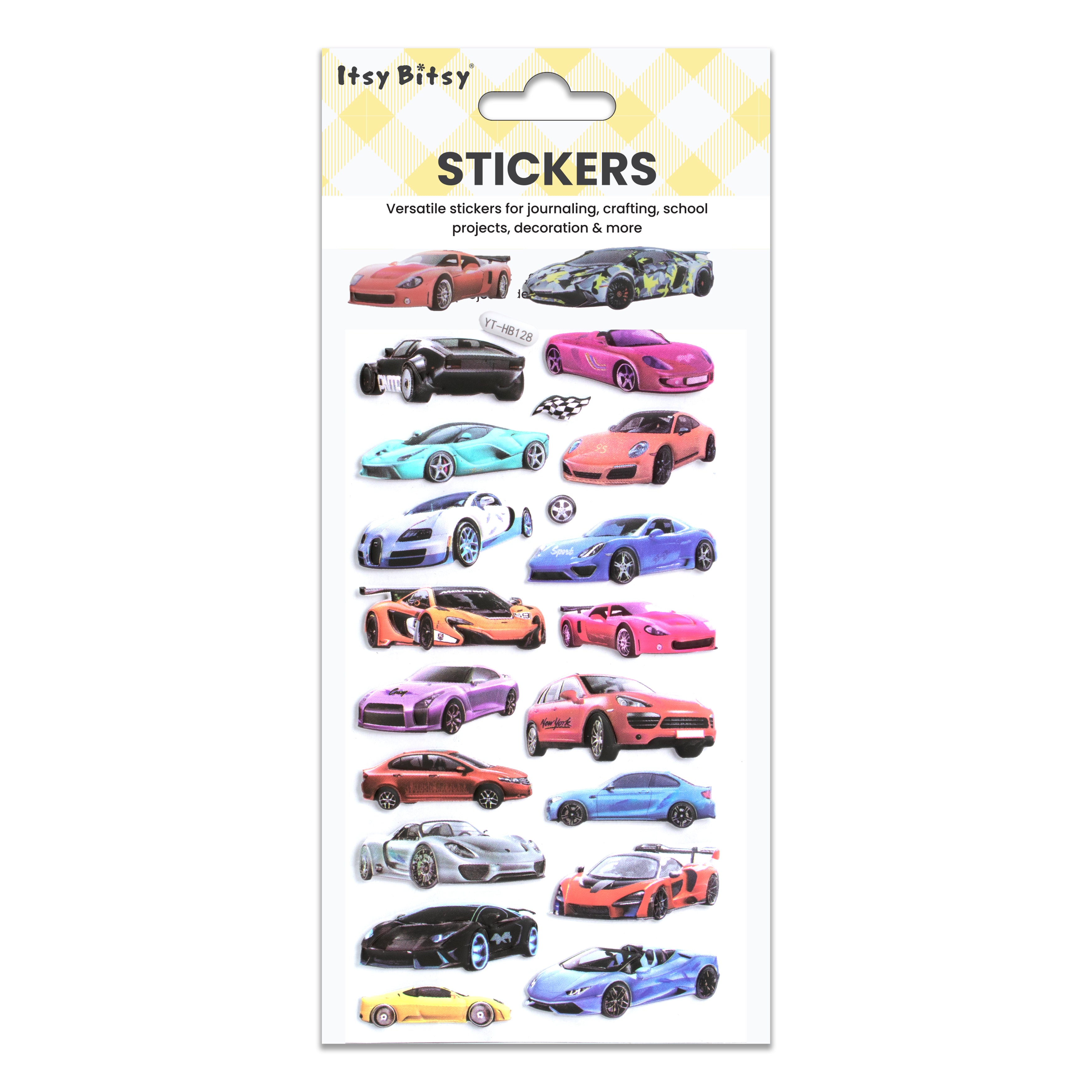 Fun Puffy Stickers Turbo Drive 22pcs 1Pack