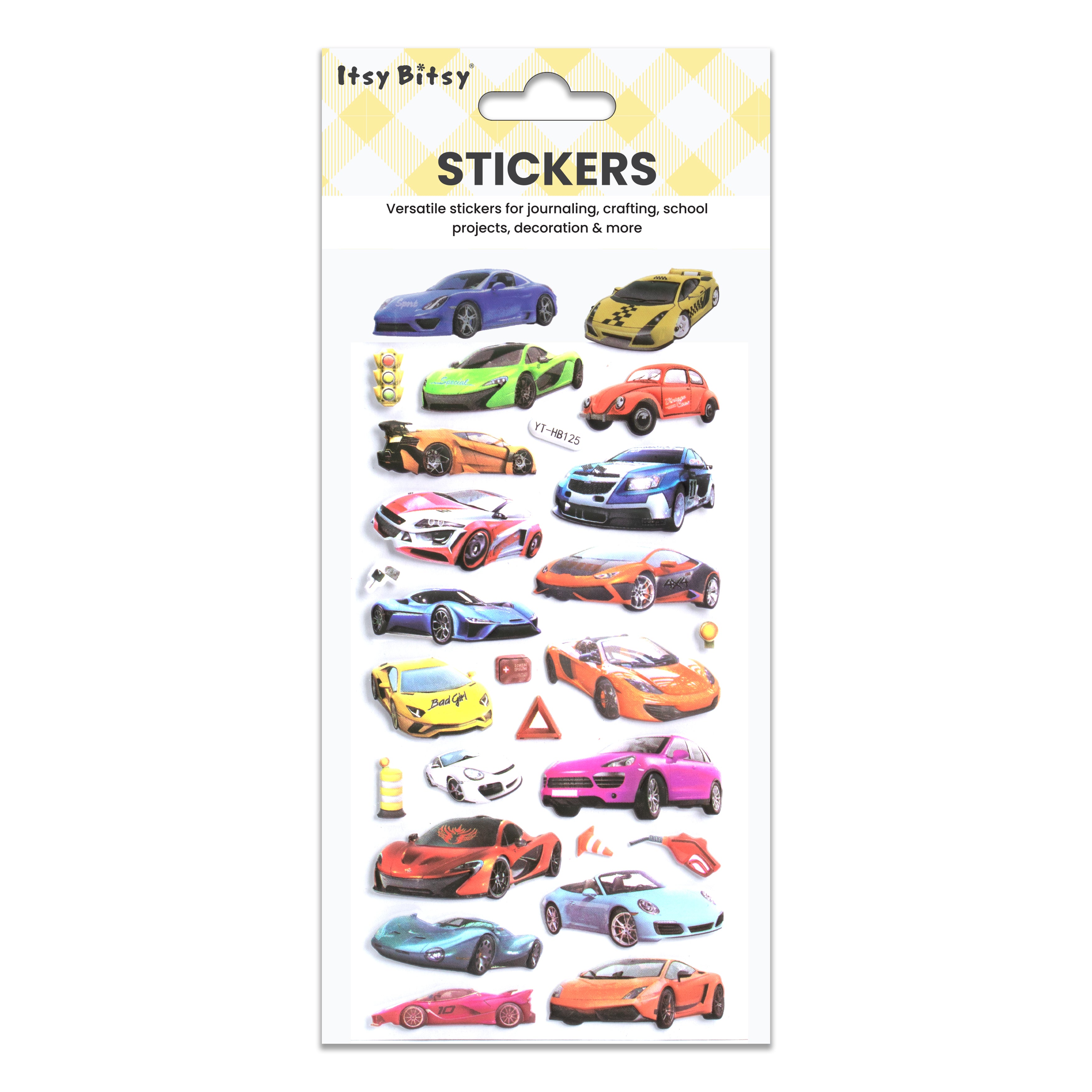 Fun Puffy Stickers Speed Up 27pcs 1Pack