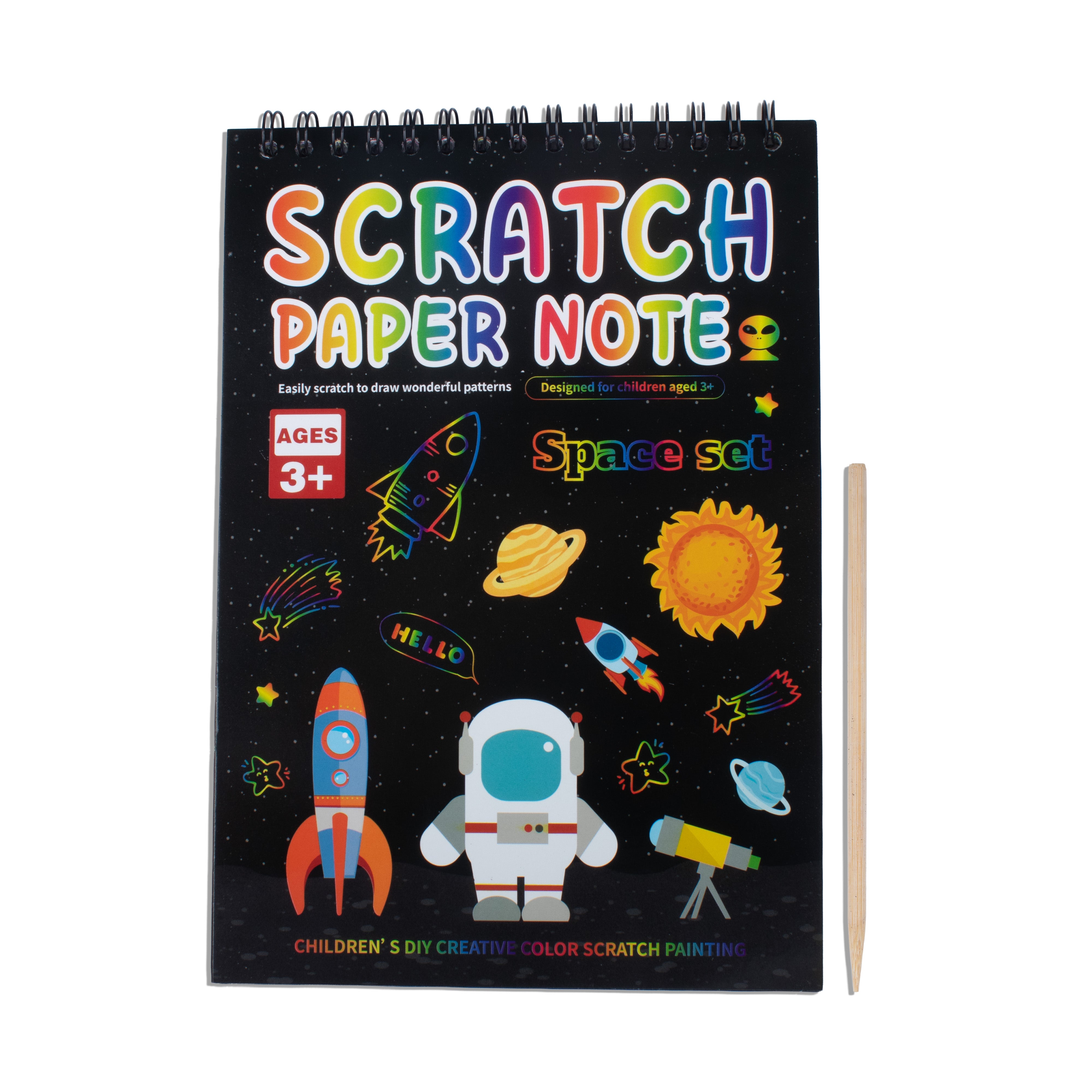 Scratch Paper Note Hello Dino 14 x 20cm 10sheets 1Book