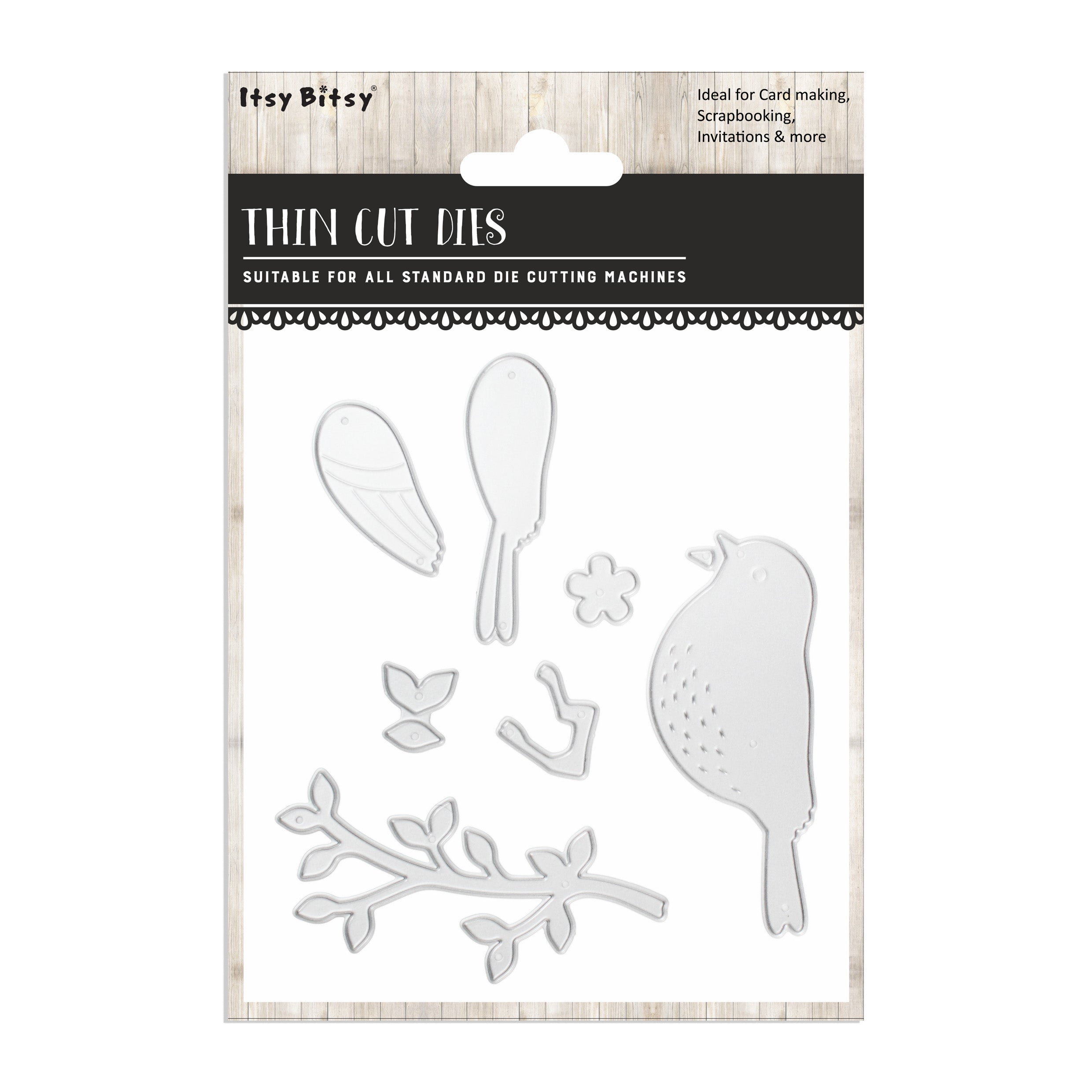 Thin Cut Dies Garden Bird 7pc