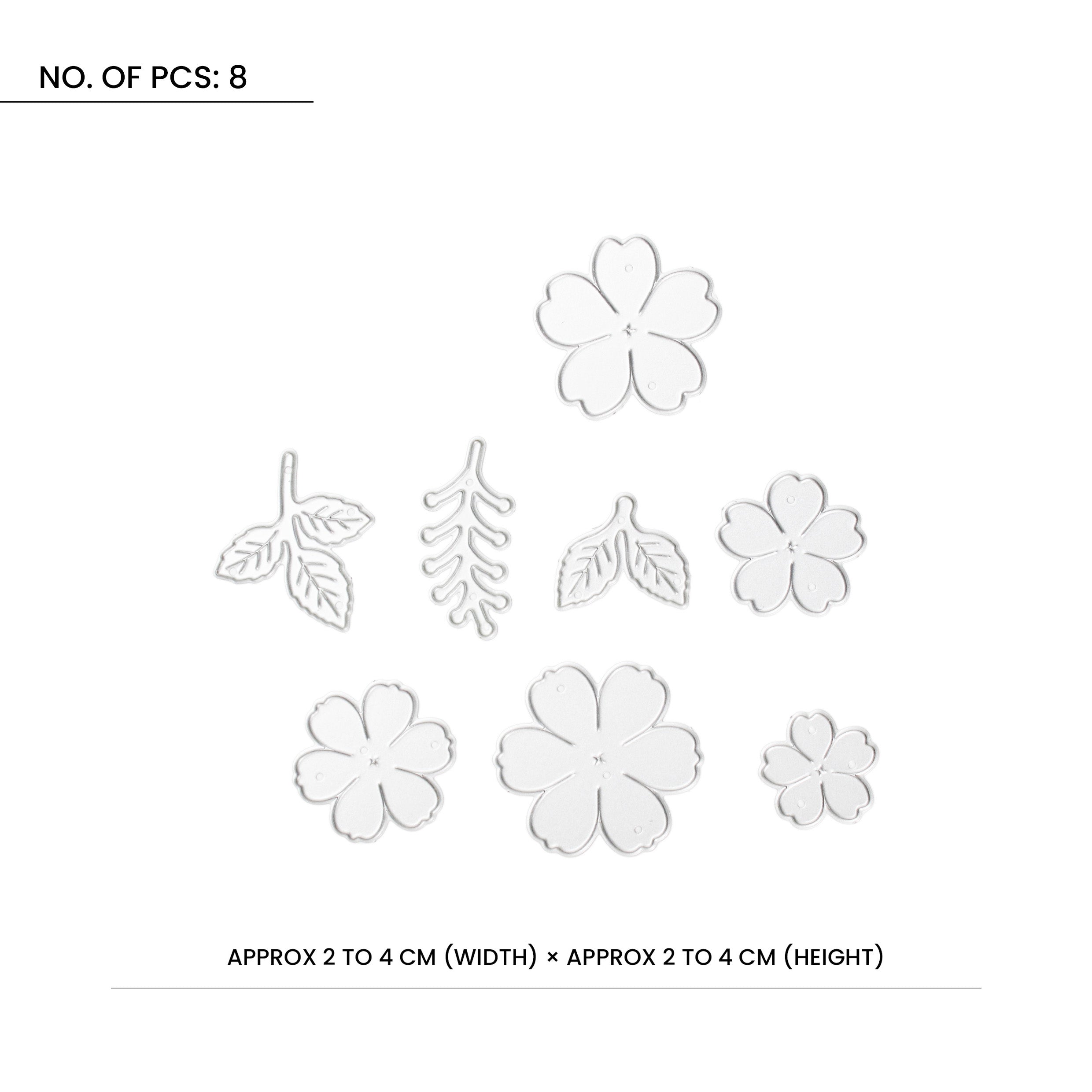 Thin Cut Dies Blossoms and Buds 8pc