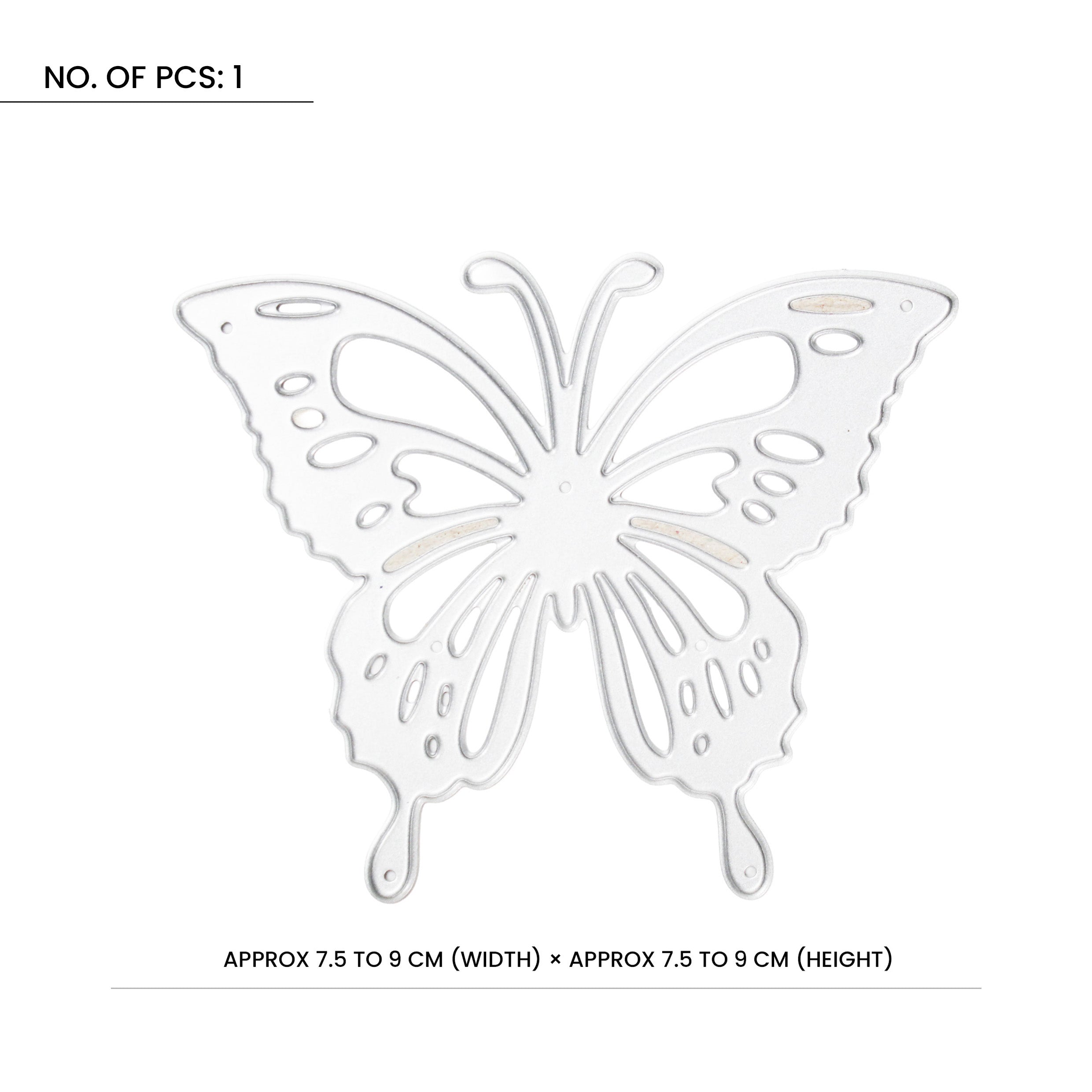 Thin Cut Dies Swallowtail Butterfly 6cm X 4.5cm 1pc