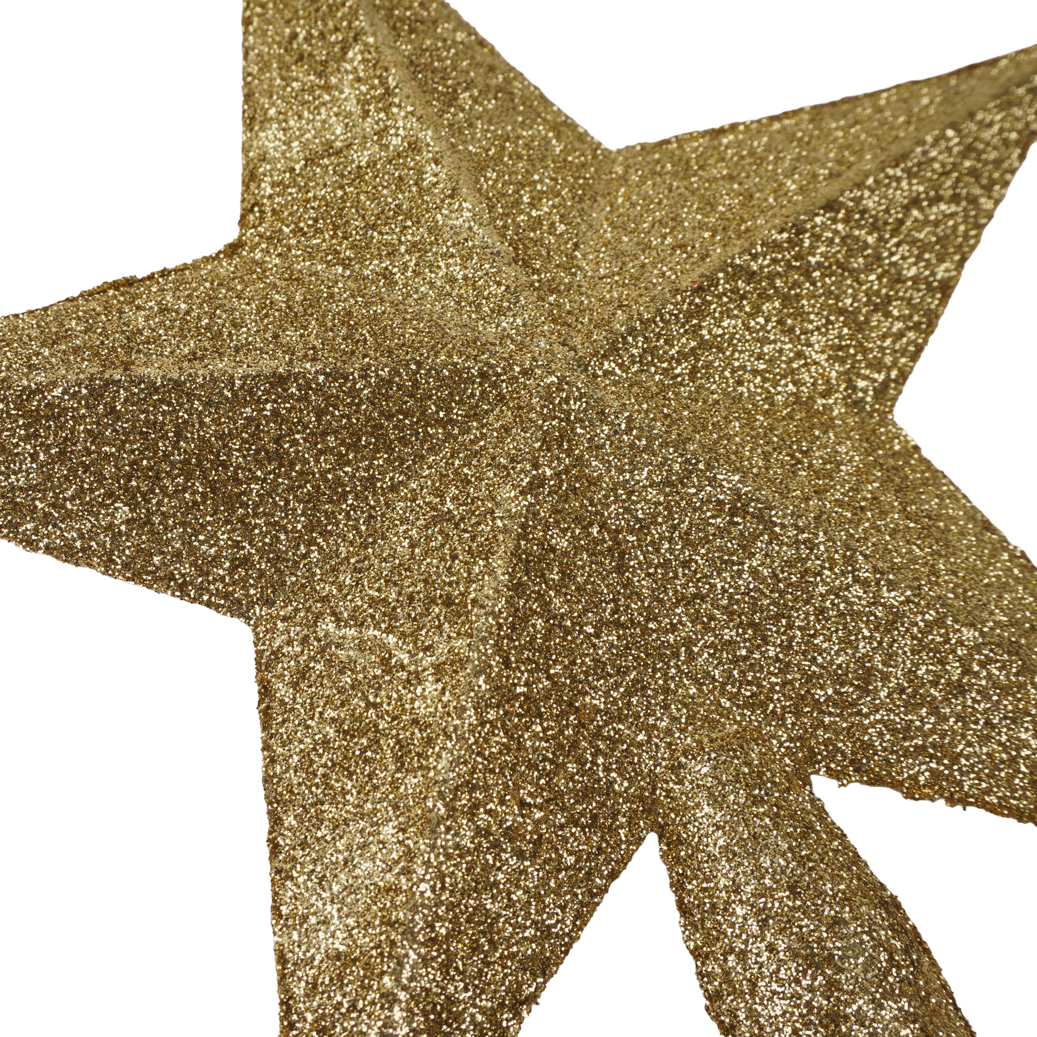 X-Mas Tree Topper Star Gold 1Pc Pb