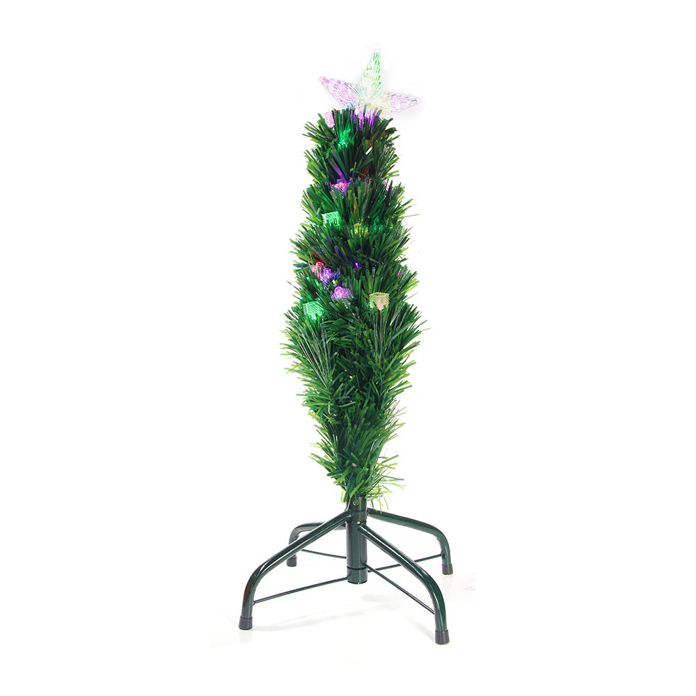 3 Feet - Christmas Tree with LED Star Lights 1pc + (Ornaments Combo)