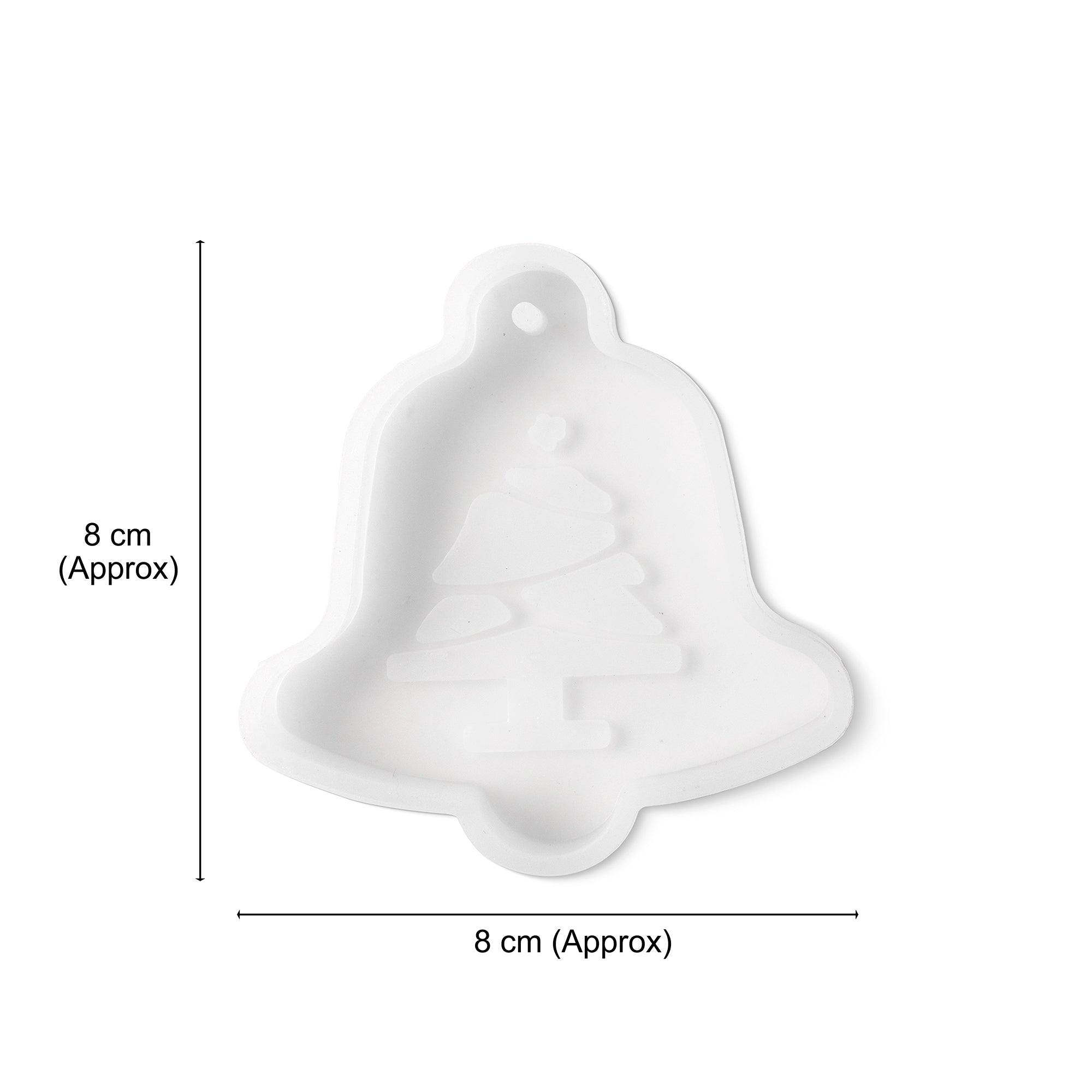 Silicone Mould For Hanging Ornament Tree Bell 1pc