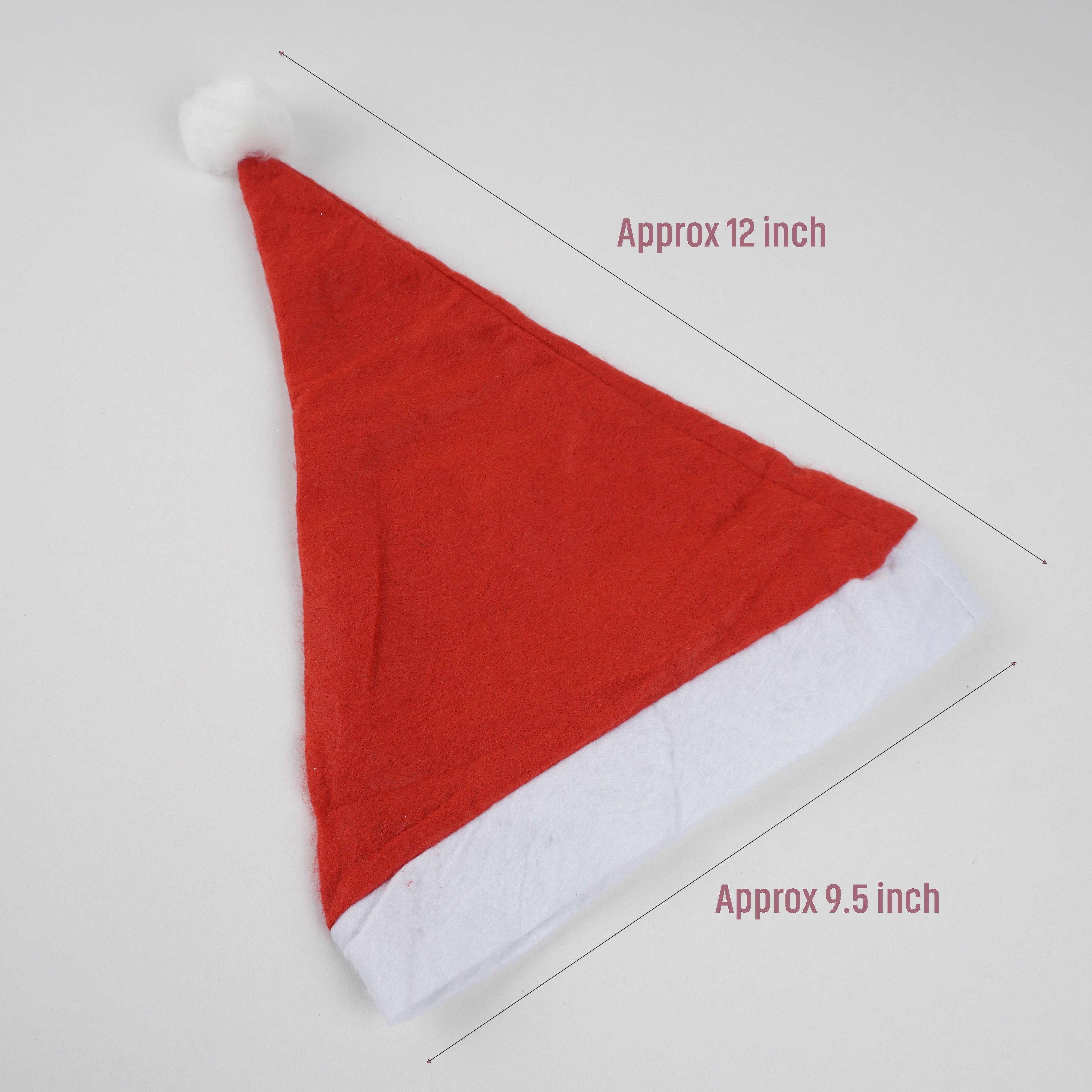 Itsy Bitsy X-Mas Plain Cap, 10x12in - Red