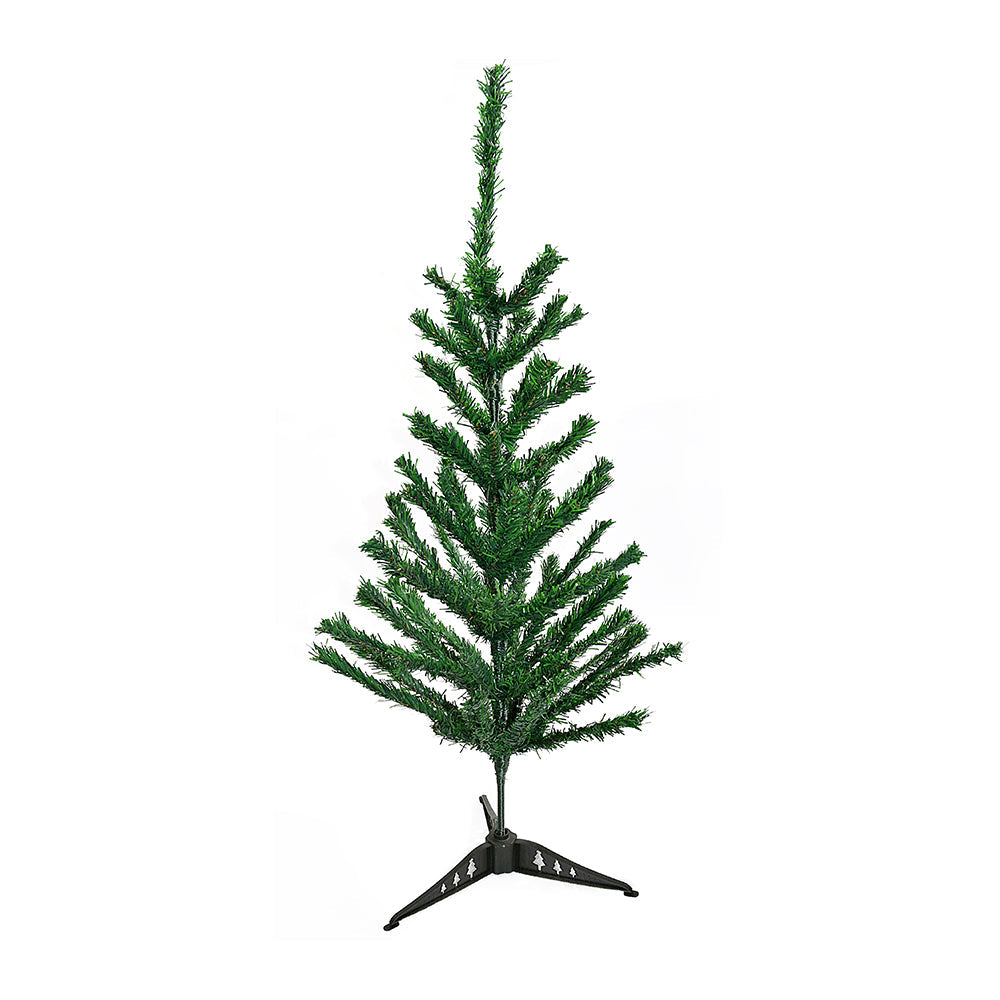 5 Feet - Christmas Tree With Plastic Stand + (Ornaments Combo)