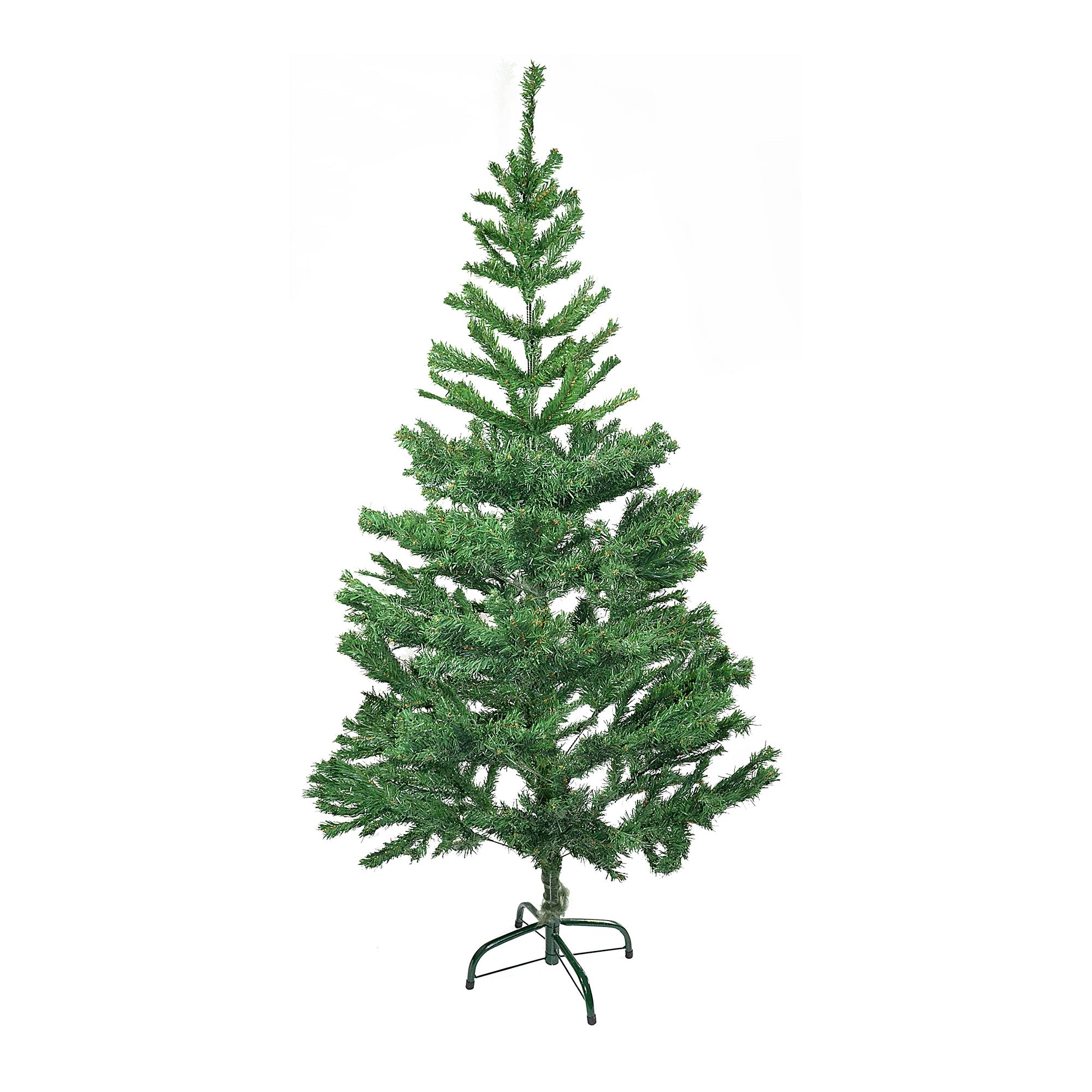 7 Feet - Christmas Tree with Metal Stand 1pc + (Ornaments Combo)