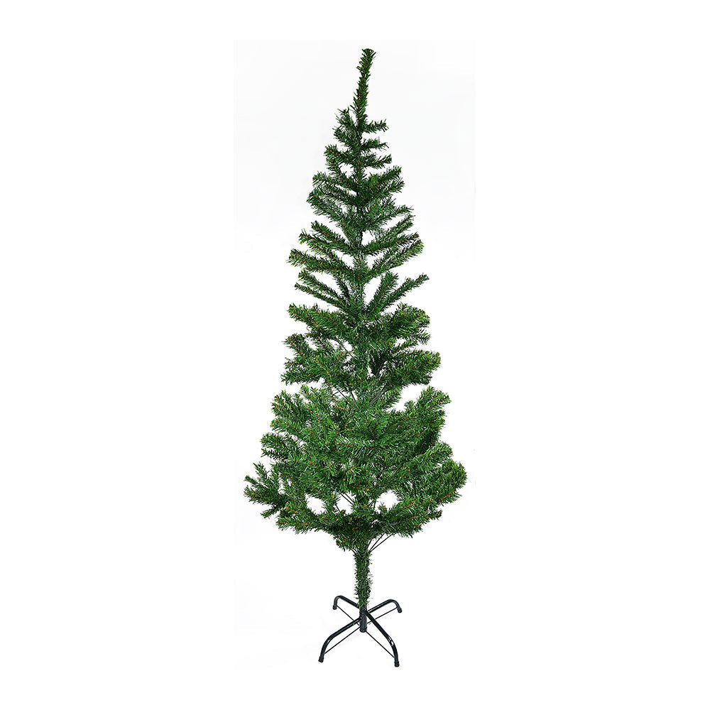 8 Feet - Christmas Tree with Metal Stand 1pc + (Ornaments Combo)
