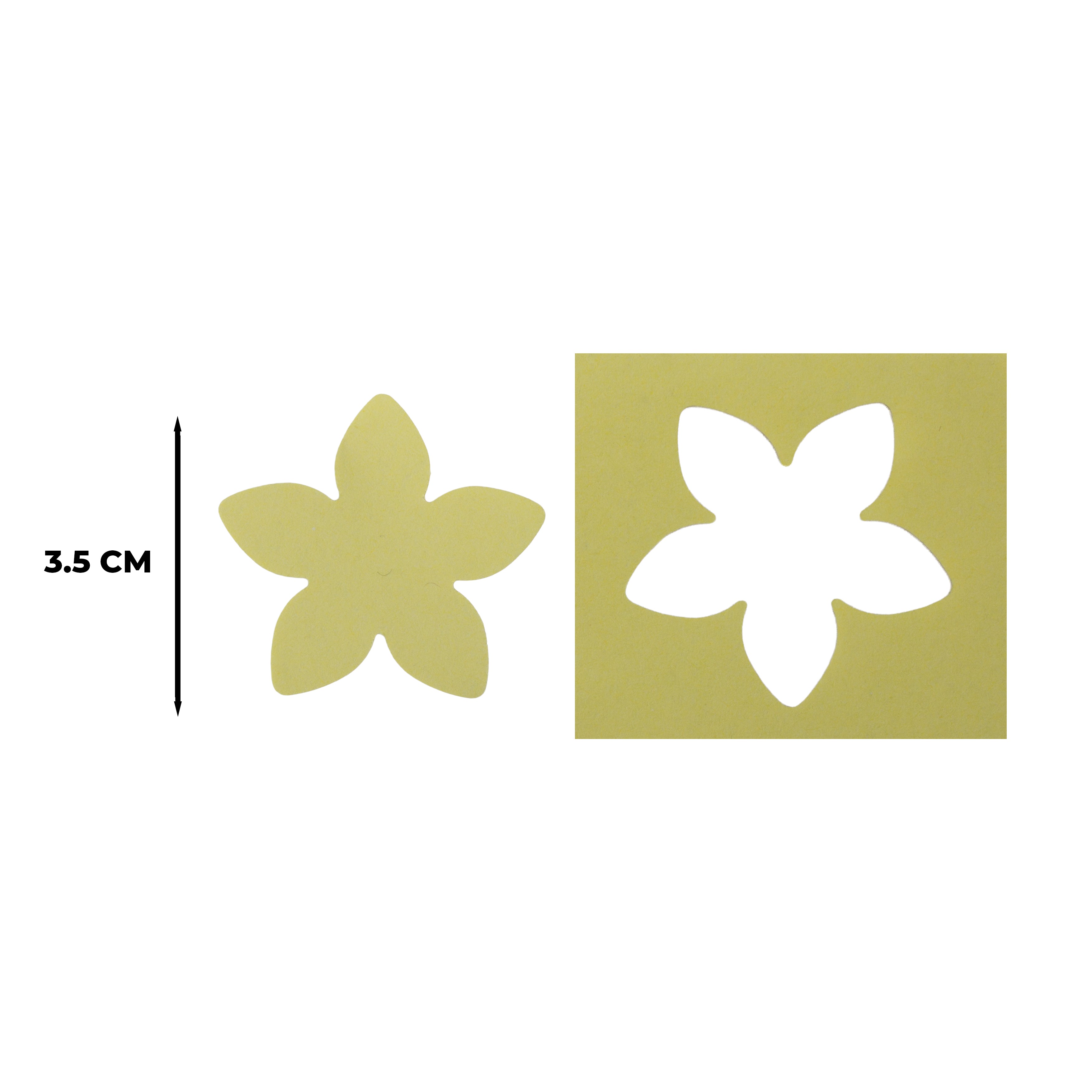 Craft Punch Cutting Size 1.5inch Flower 1pc