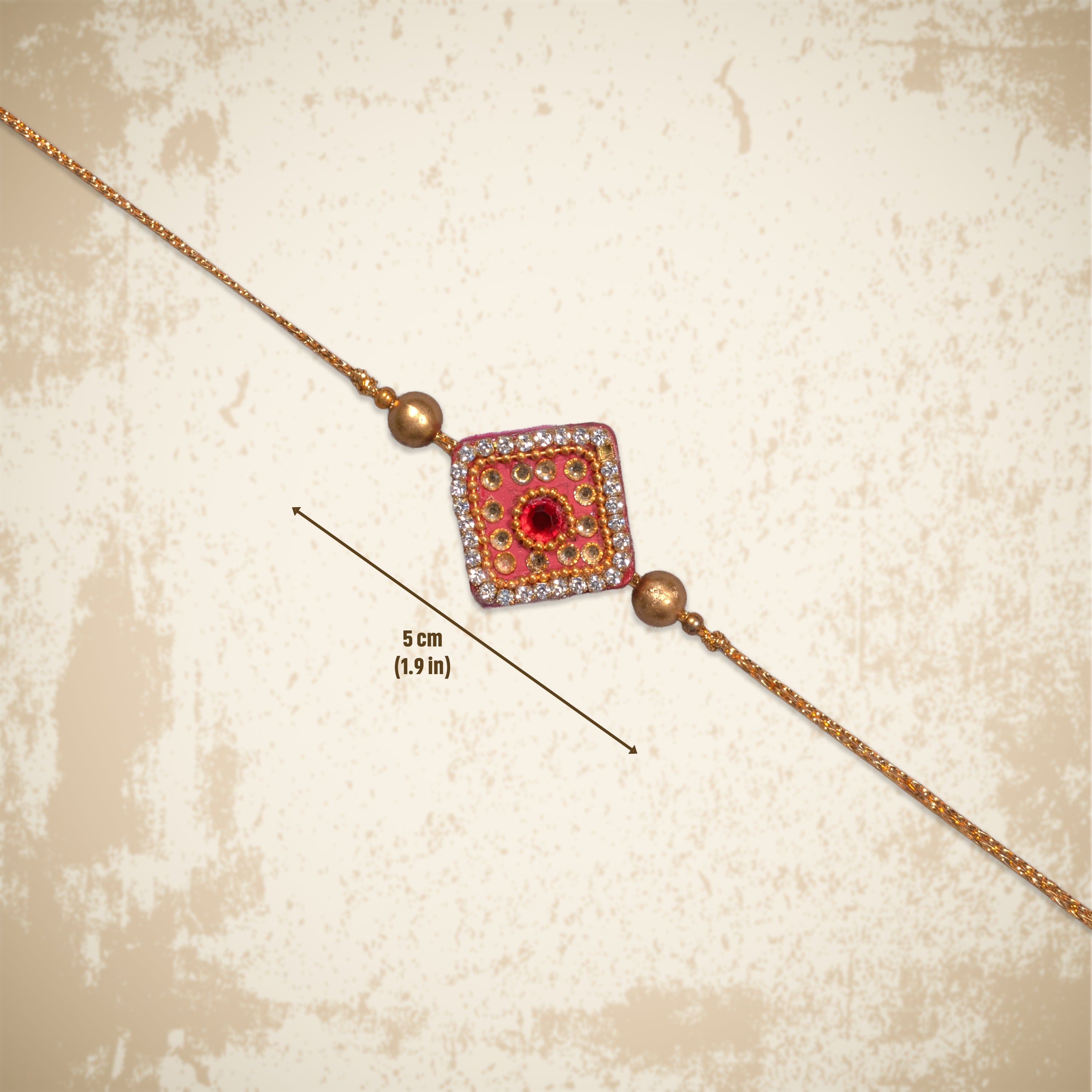 Handmade Rakhi - Ethnic Charm 1pc