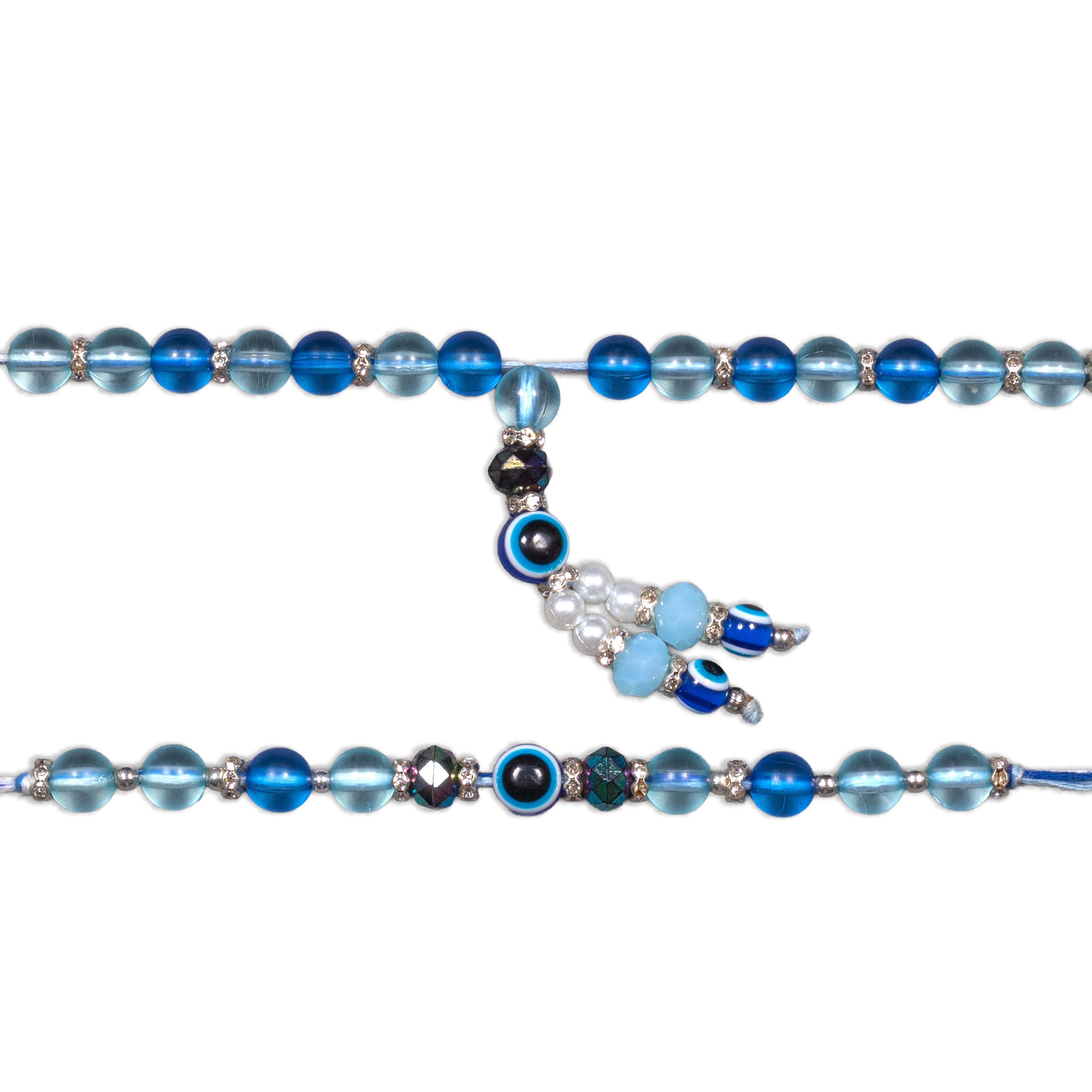 Handmade Rakhi - Lucky Ties Bhaiya Bhabhi Pack of 2