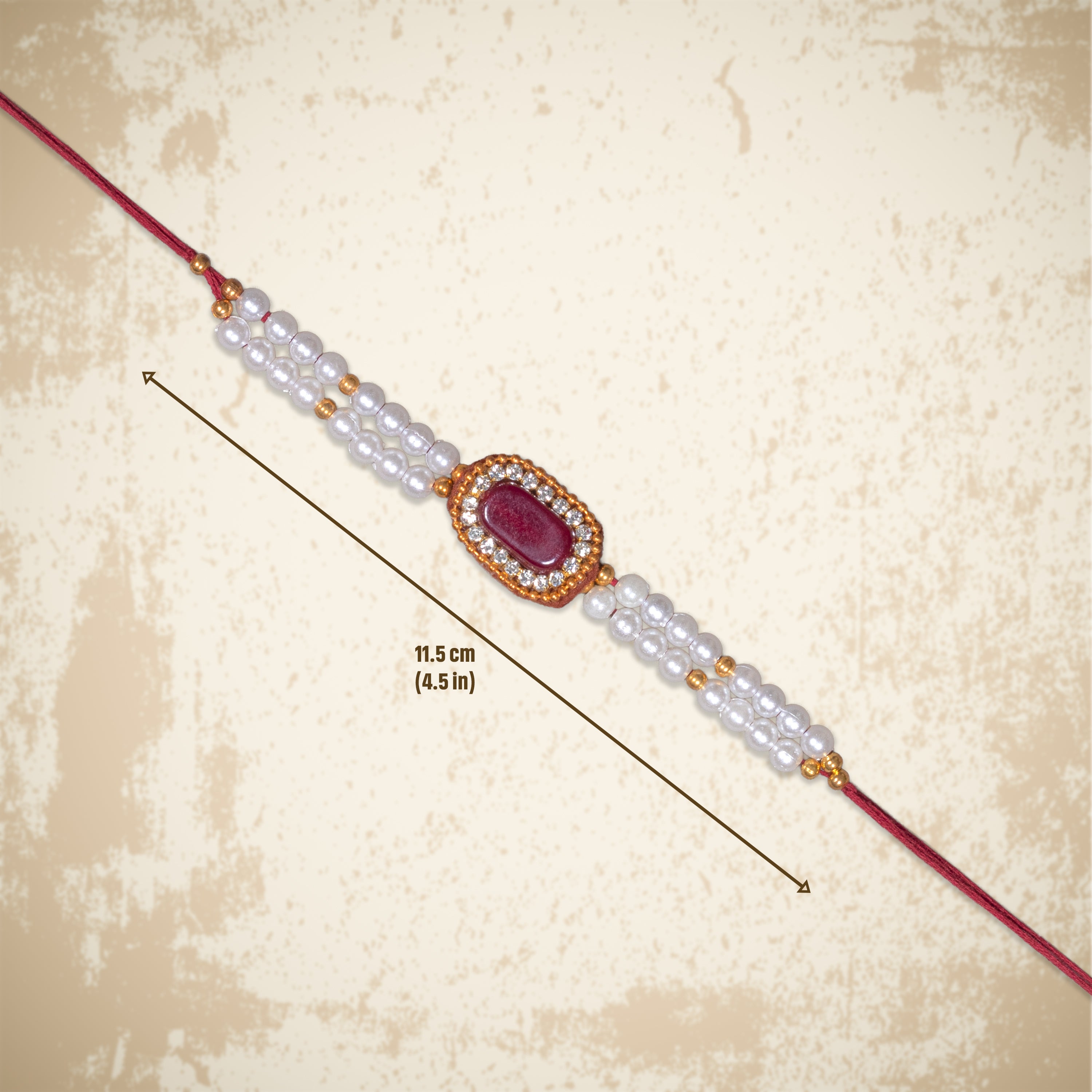 Handmade Rakhi ??Jewel Splendour 
1pc