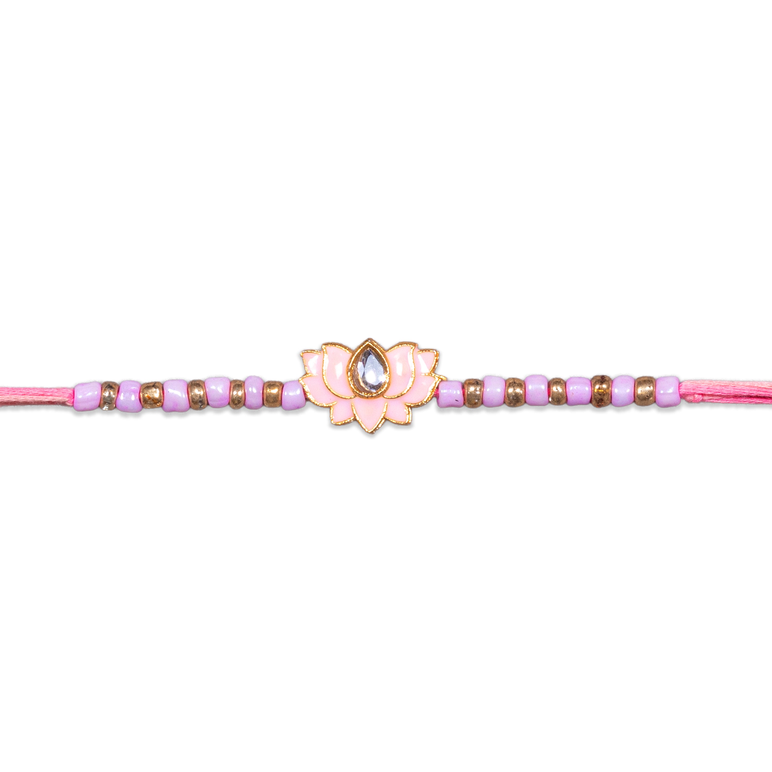 Handmade Rakhi - Lotus Beauty 1pc
