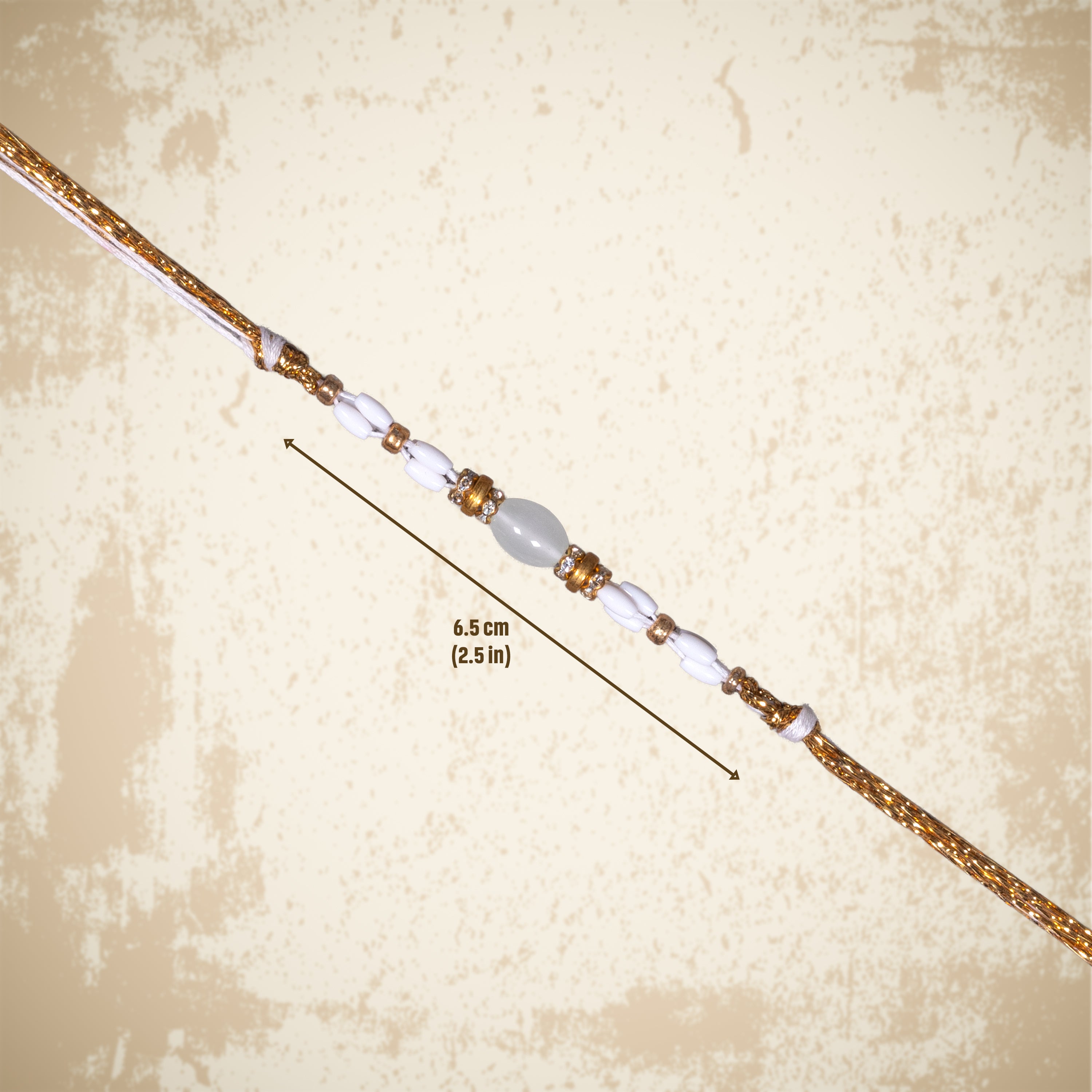 Handmade Rakhi - Moon Elegance 1pc