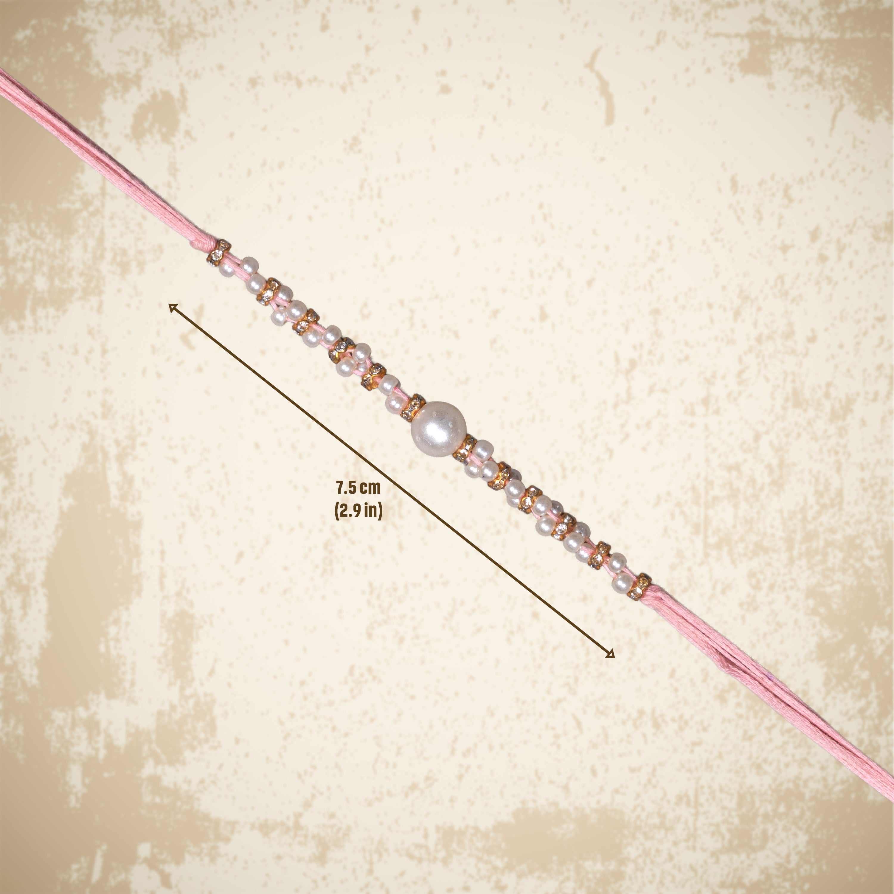 Handmade Rakhi - Petite Pearl 1pc