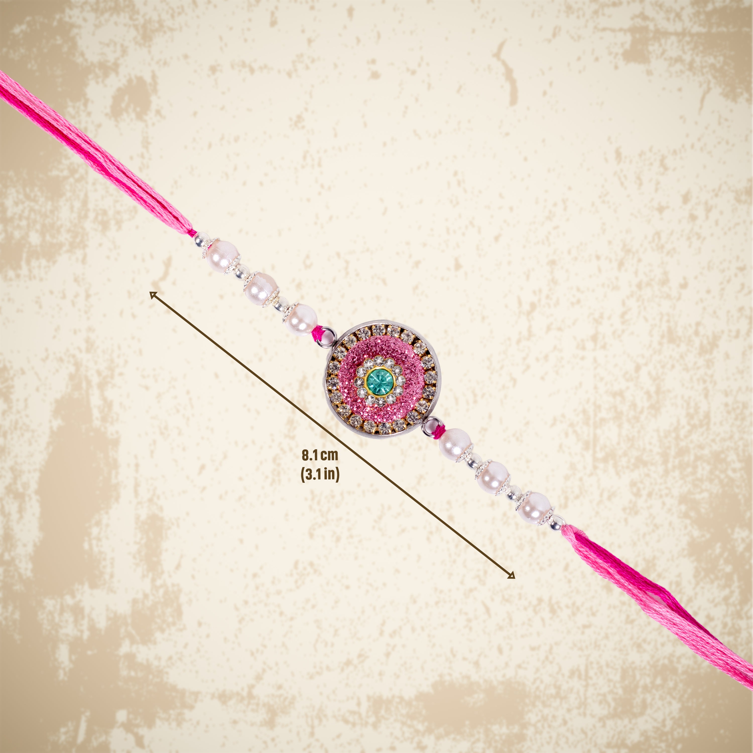 Handmade Rakhi - Pearl Glint 1pc