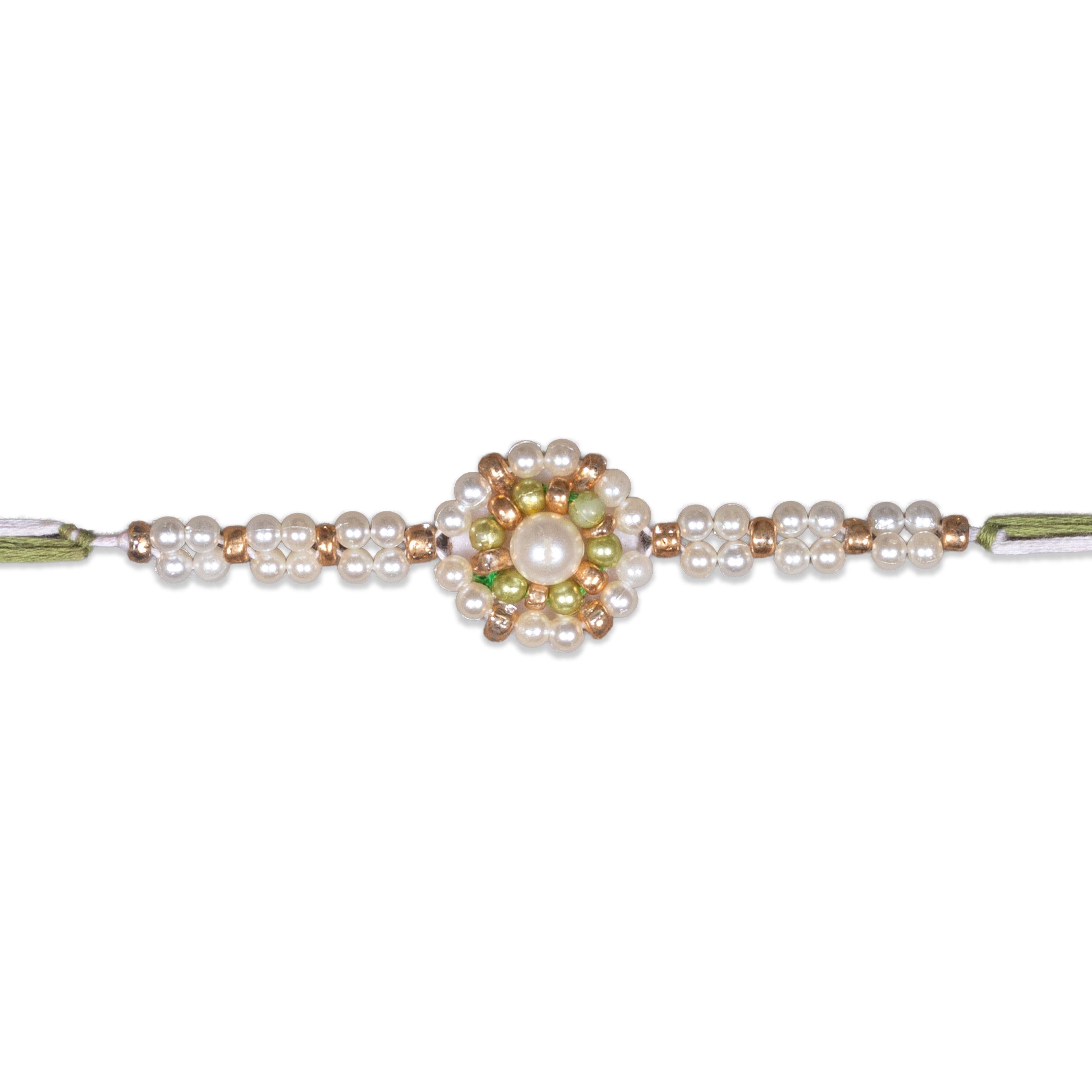 Handmade Rakhi - Pearl Beauty 1pc