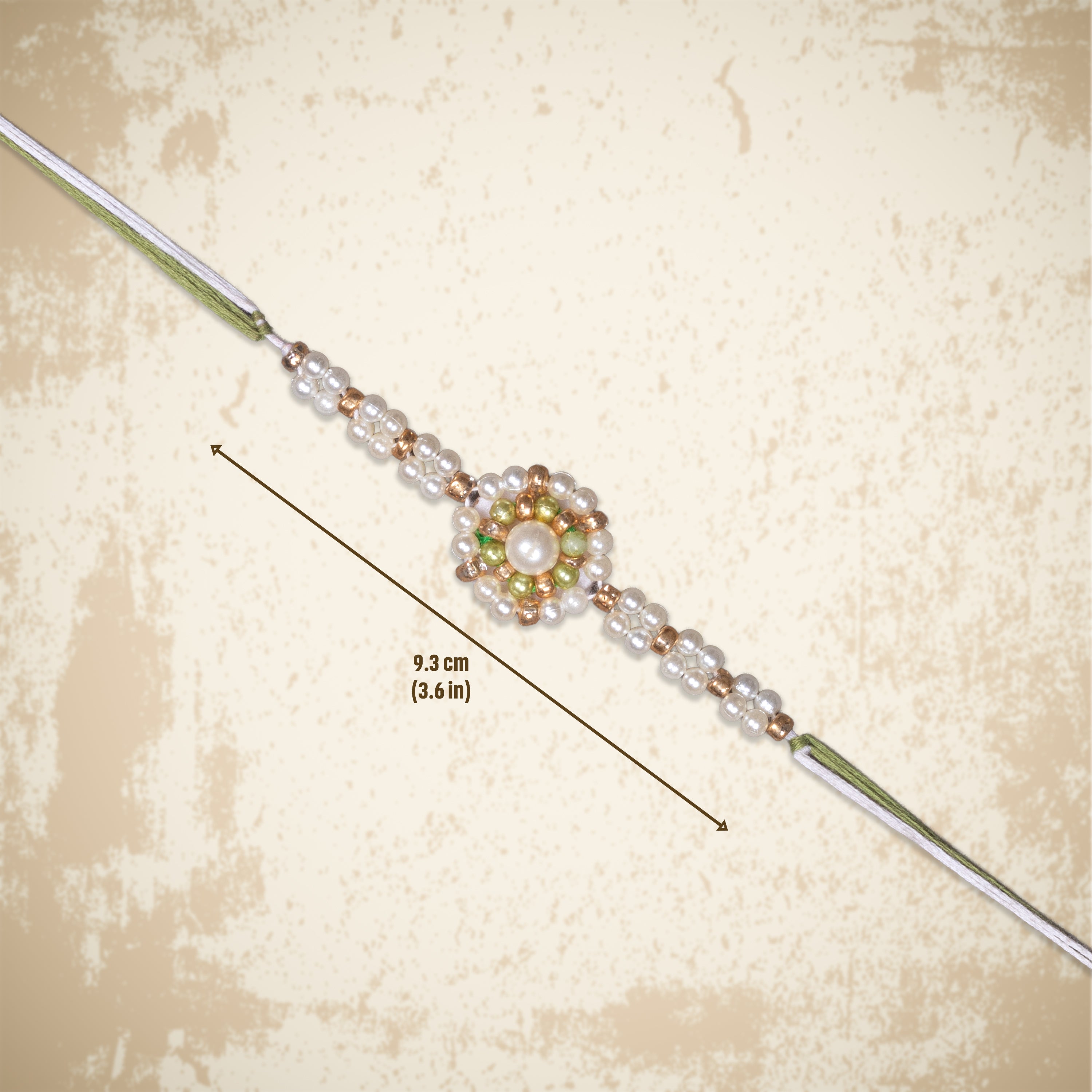 Handmade Rakhi - Pearl Beauty 1pc