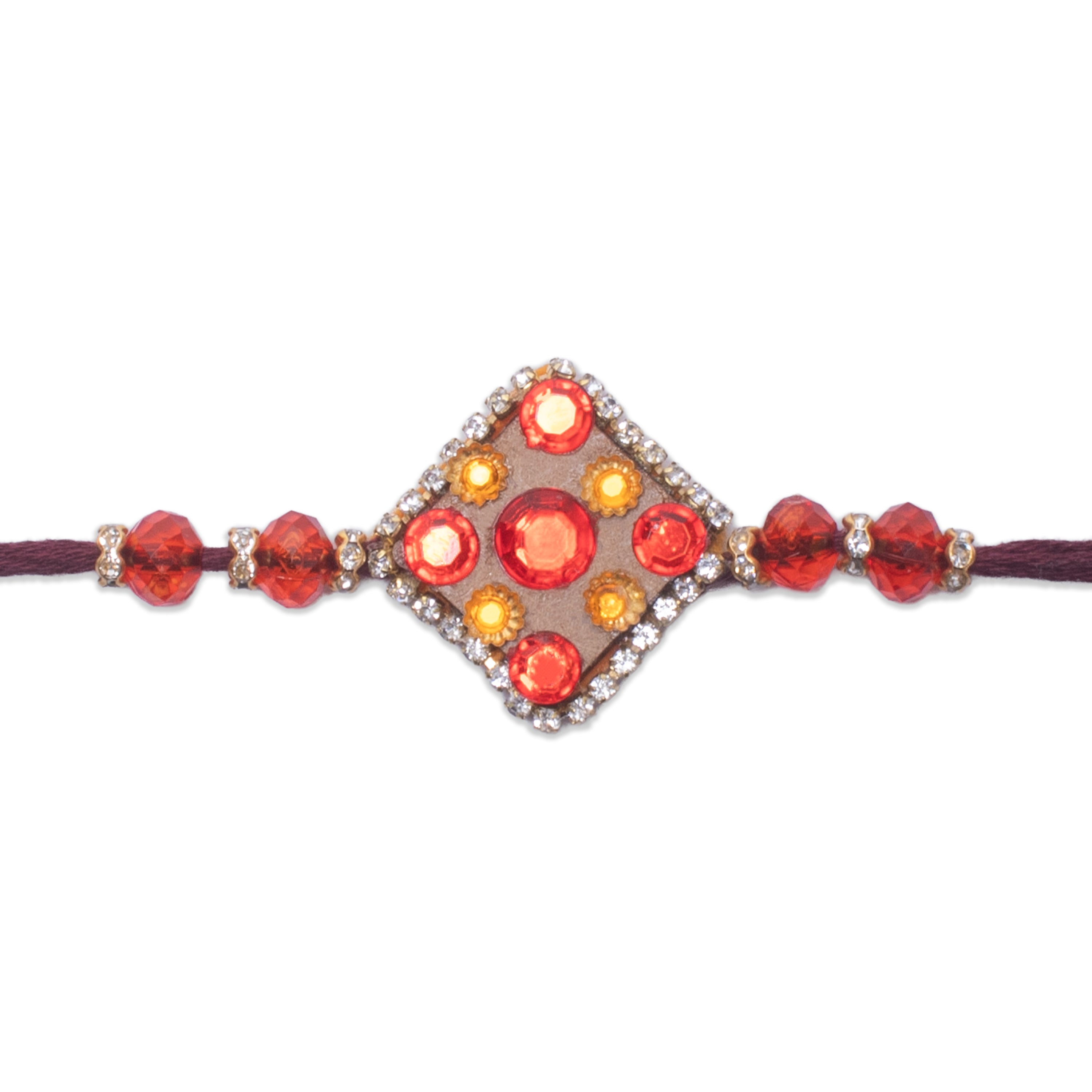 Handmade Rakhi - Jewel Glory 
1 pc
