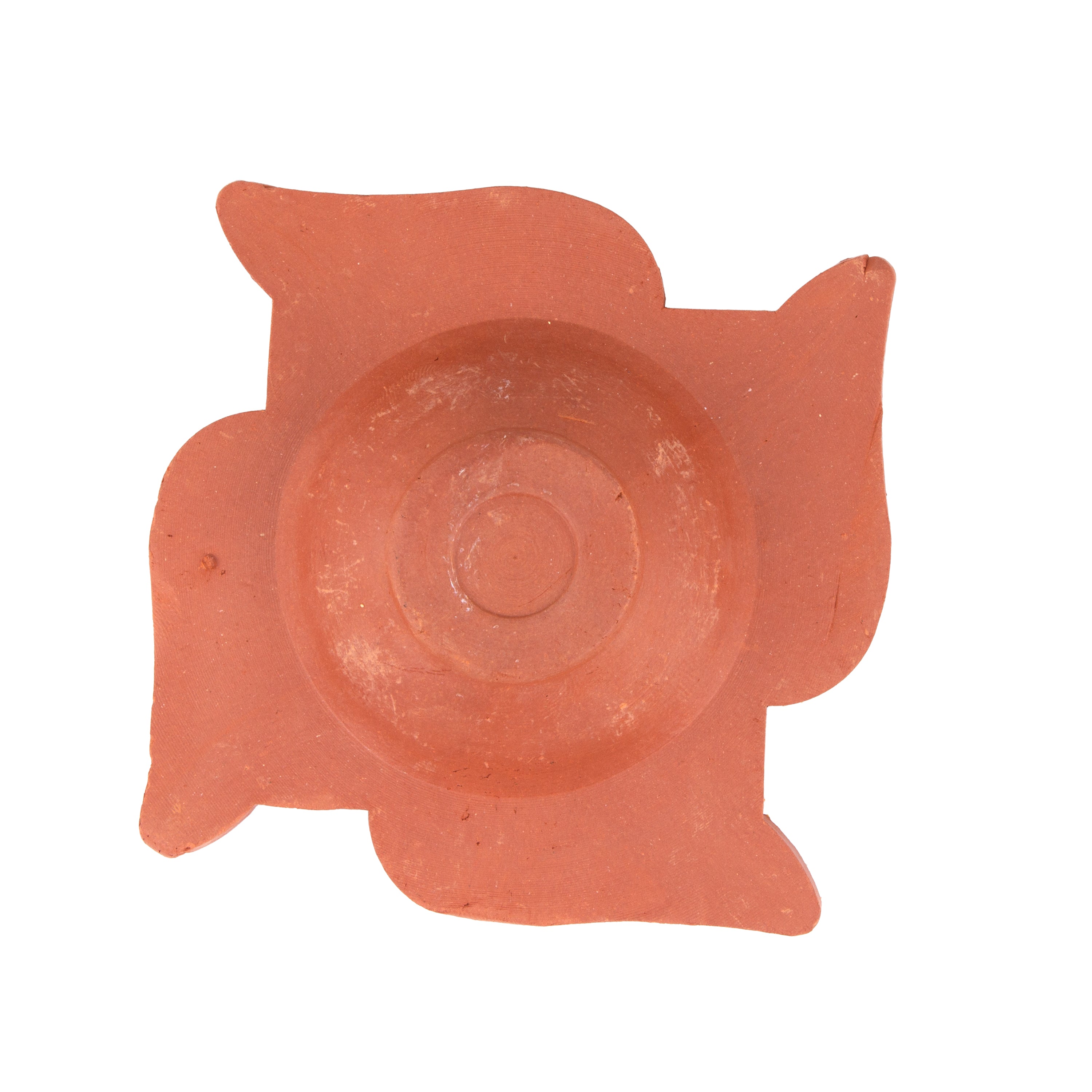 Handmade Terracotta Diya Swastika 1pc