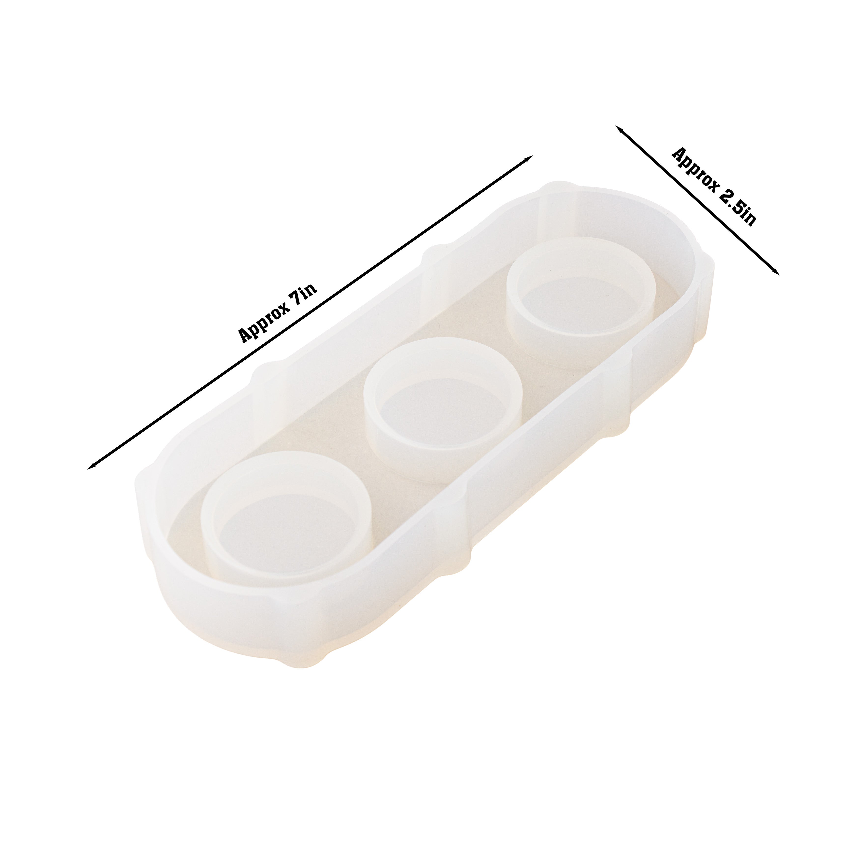 Silicone Mould Tealight Holder Hexagon L8 X W7cm 1pc