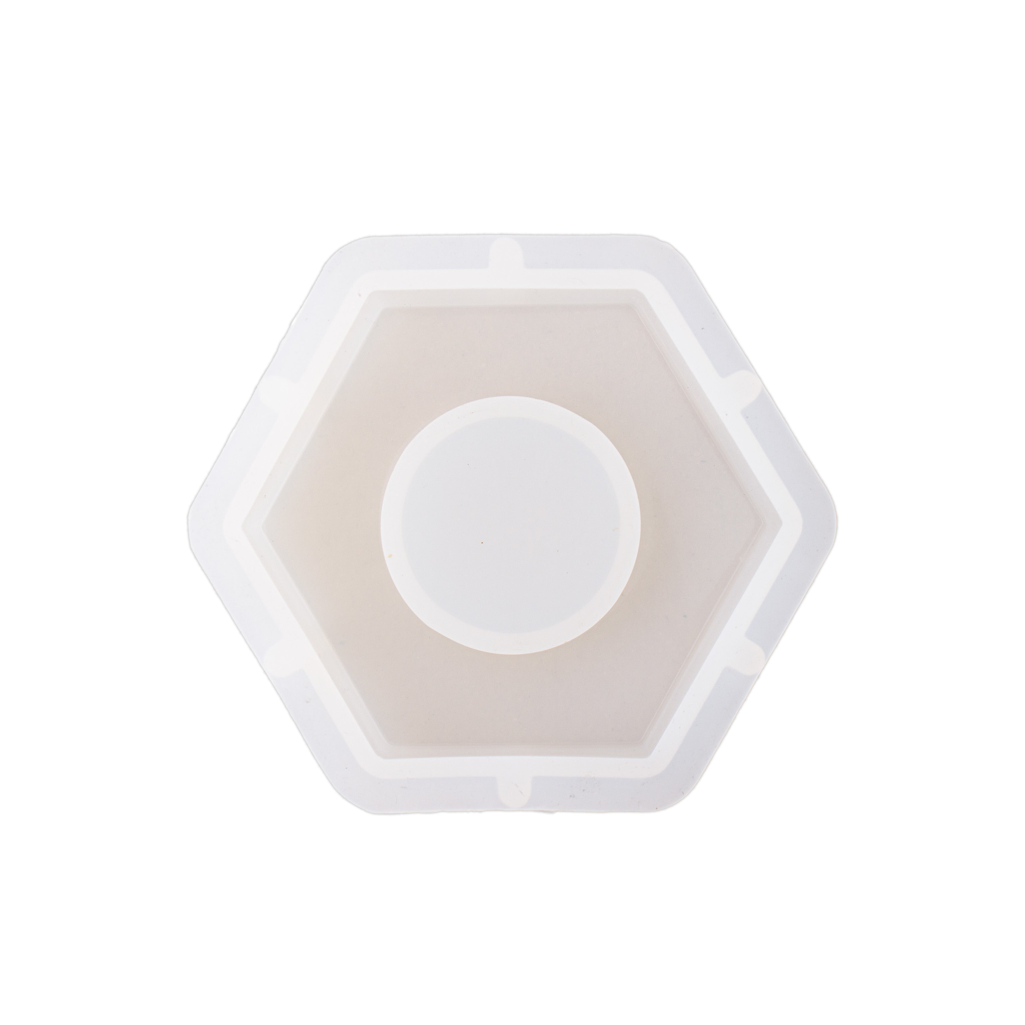 Silicone Mould 3-in 1 Tea Light Holder Oval L2.36 X 6.69cm 1pc