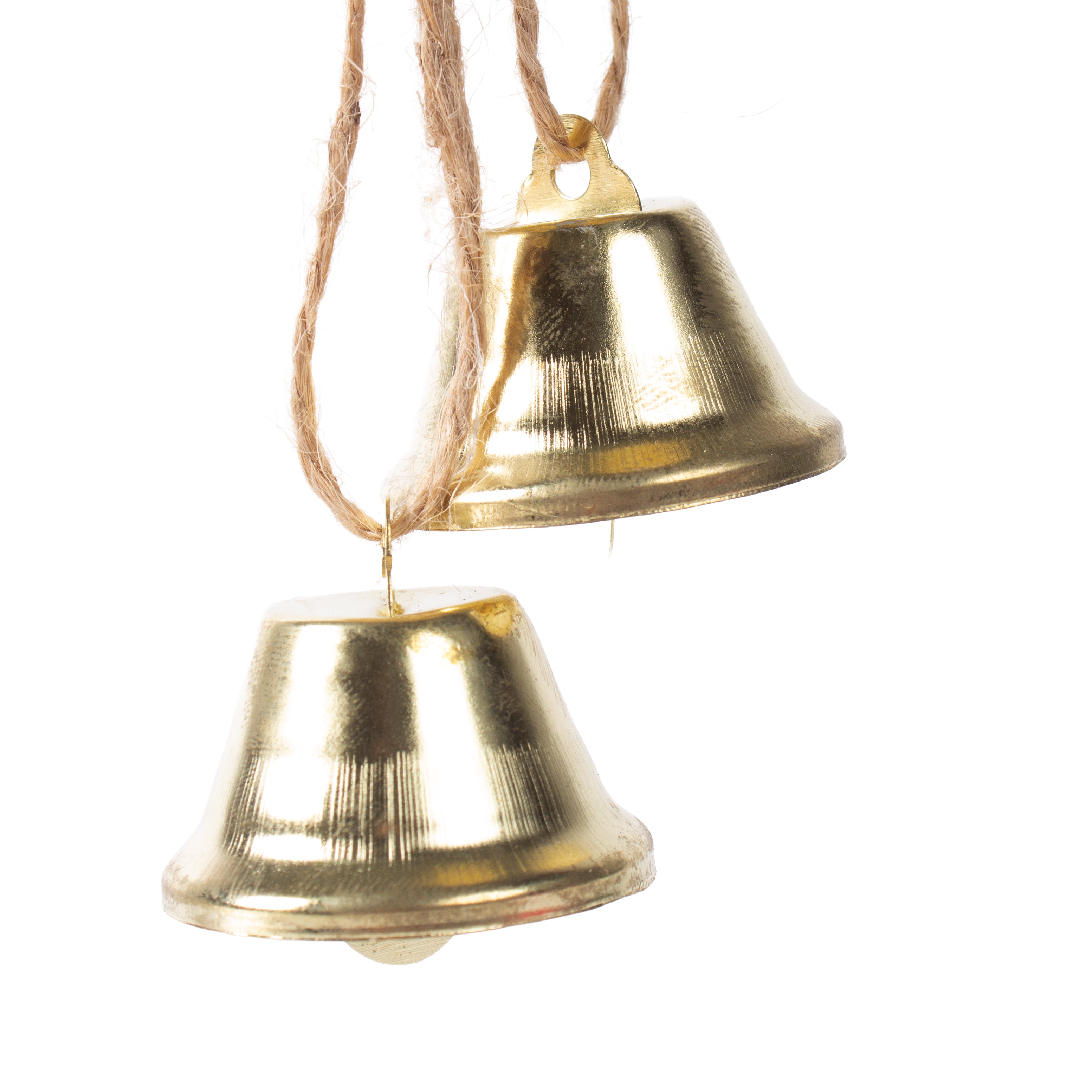 Christmas Hanging Decoration Star with 4 Jingle Bells 16inch 1pc