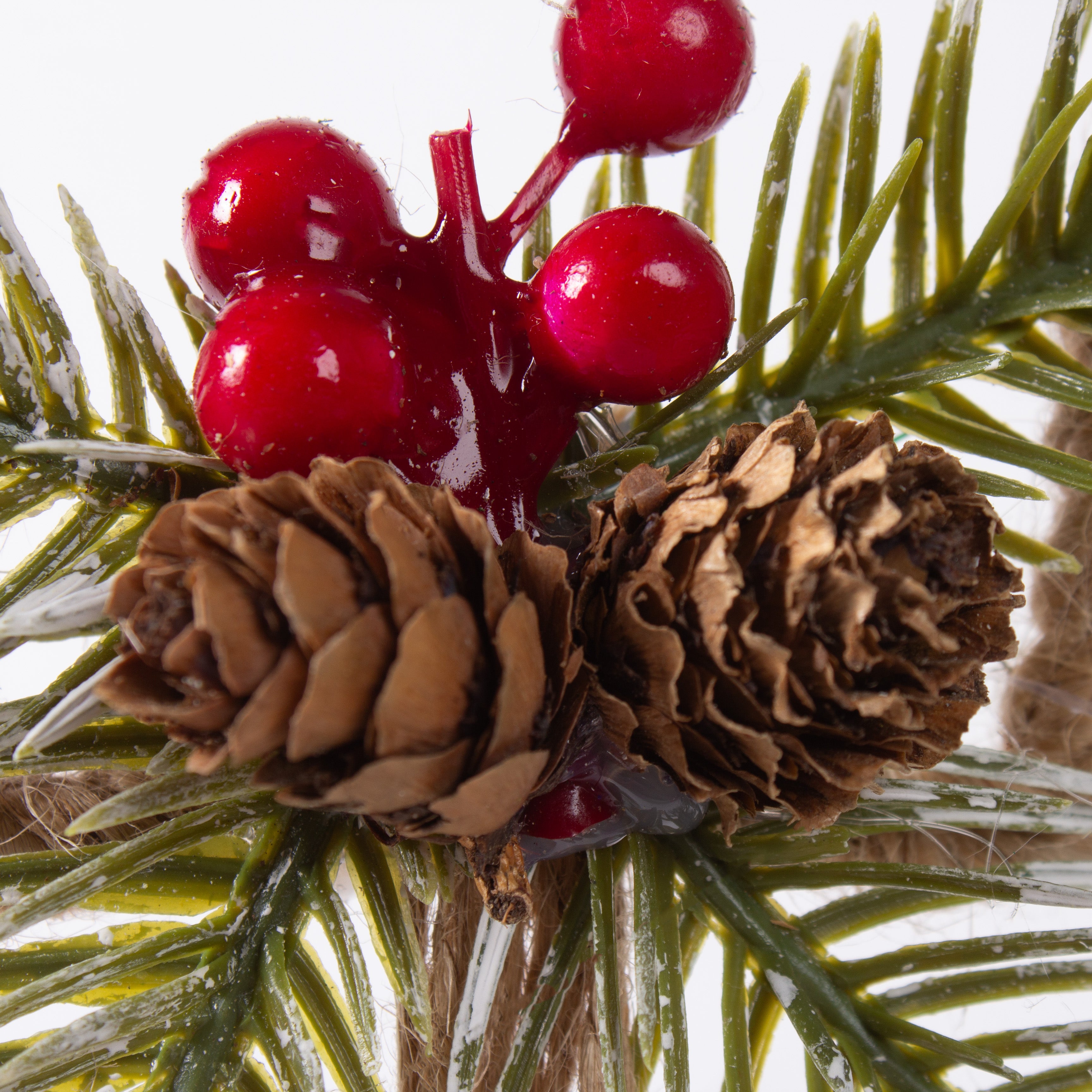 Christmas Hanging Decoration Star with 4 Jingle Bells 16inch 1pc