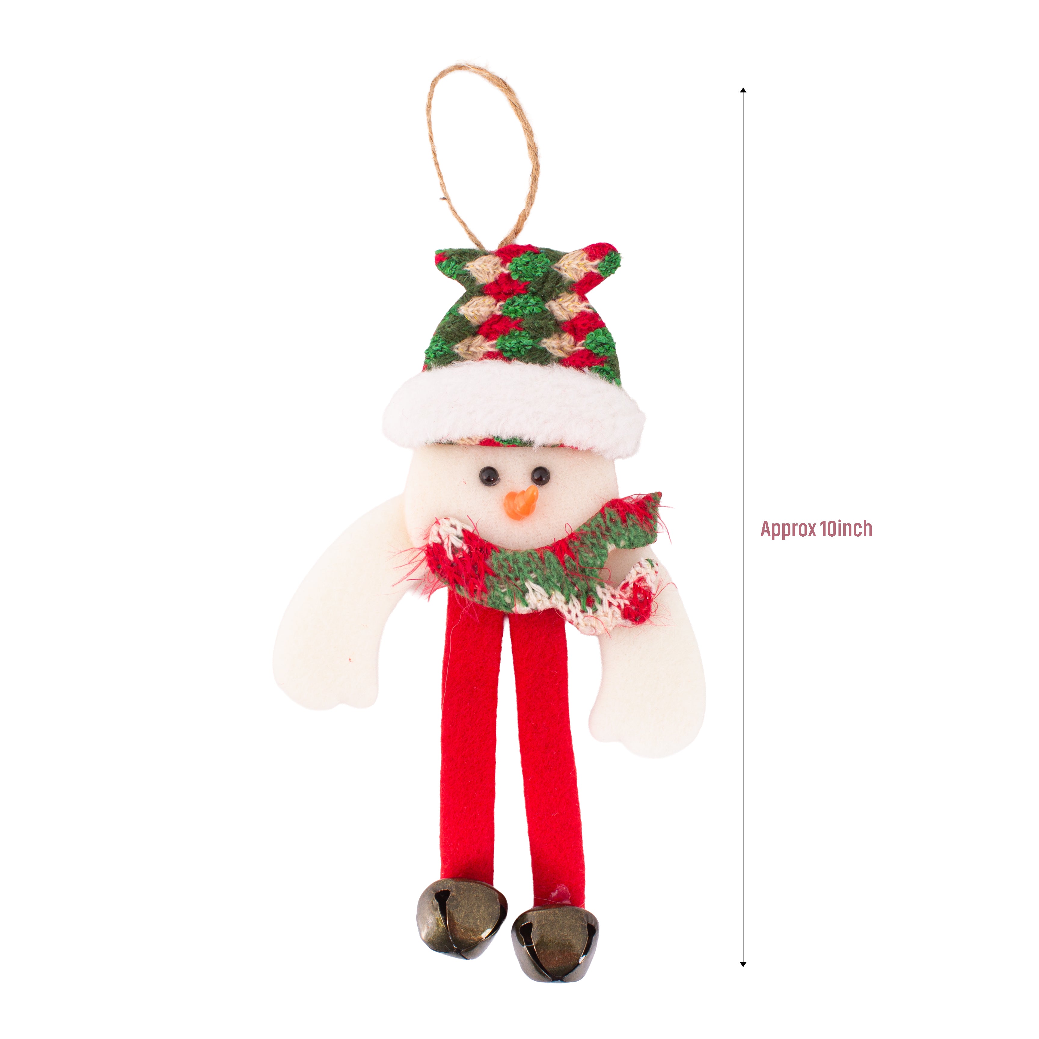 Christmas Hanging Snowman 10inch 1pc