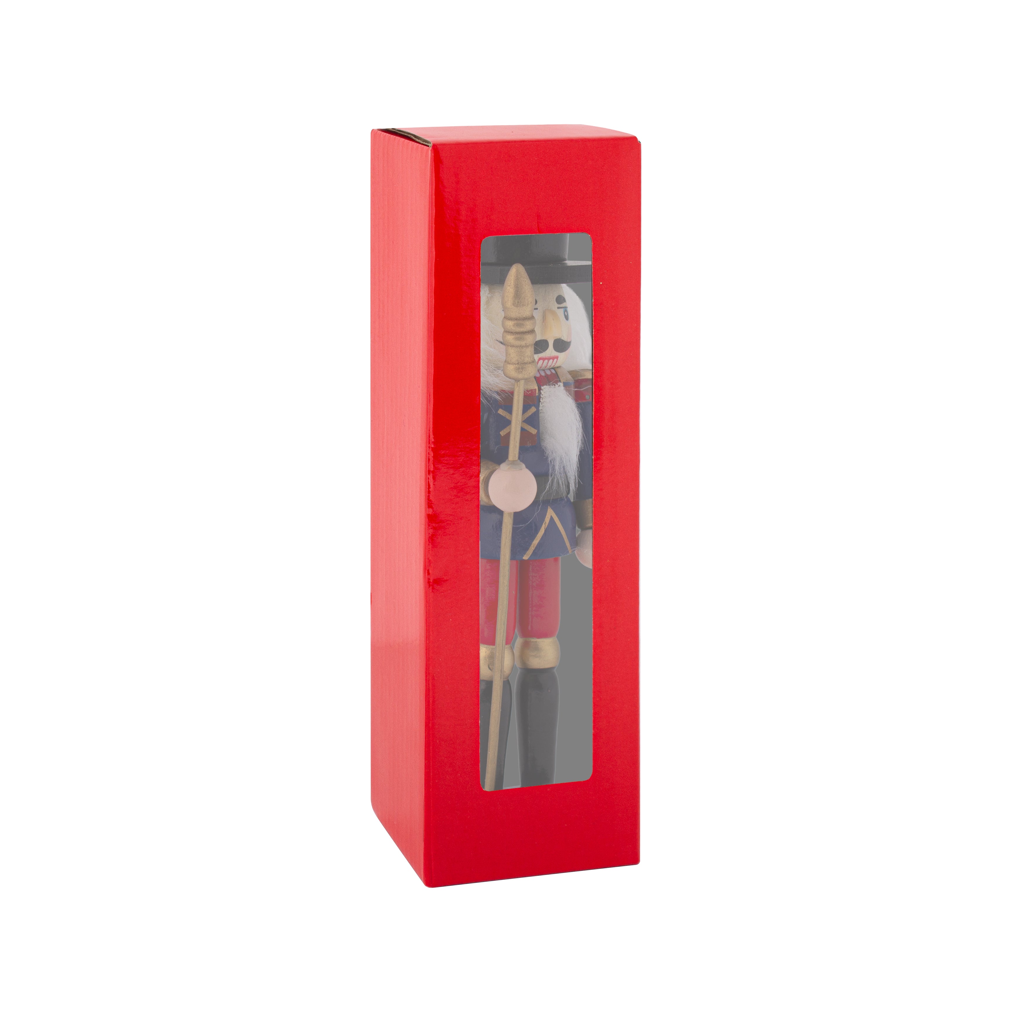Nutcracker Figurine Blue 7inch X 2inch 1pc Box
