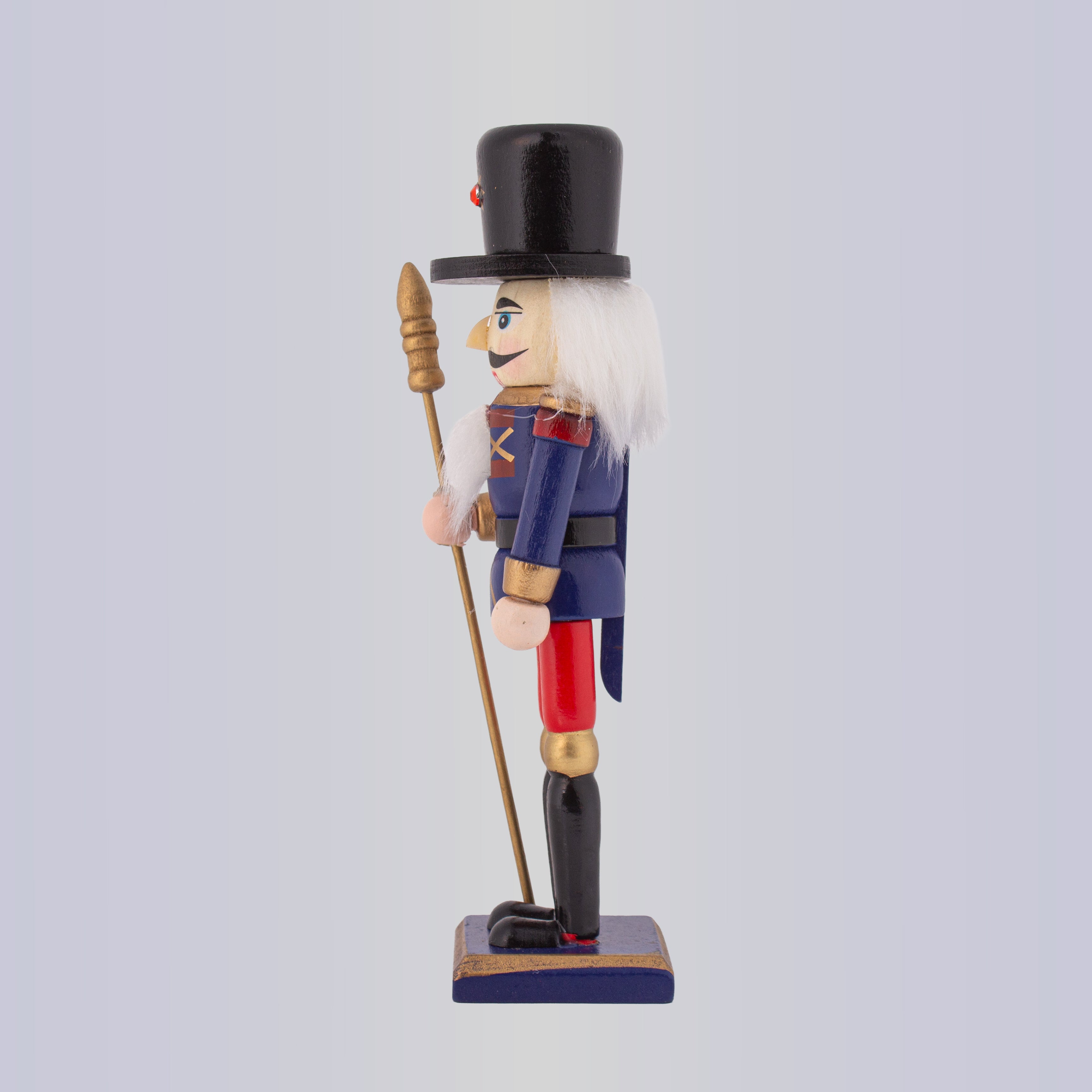 Nutcracker Figurine Blue 7inch X 2inch 1pc Box
