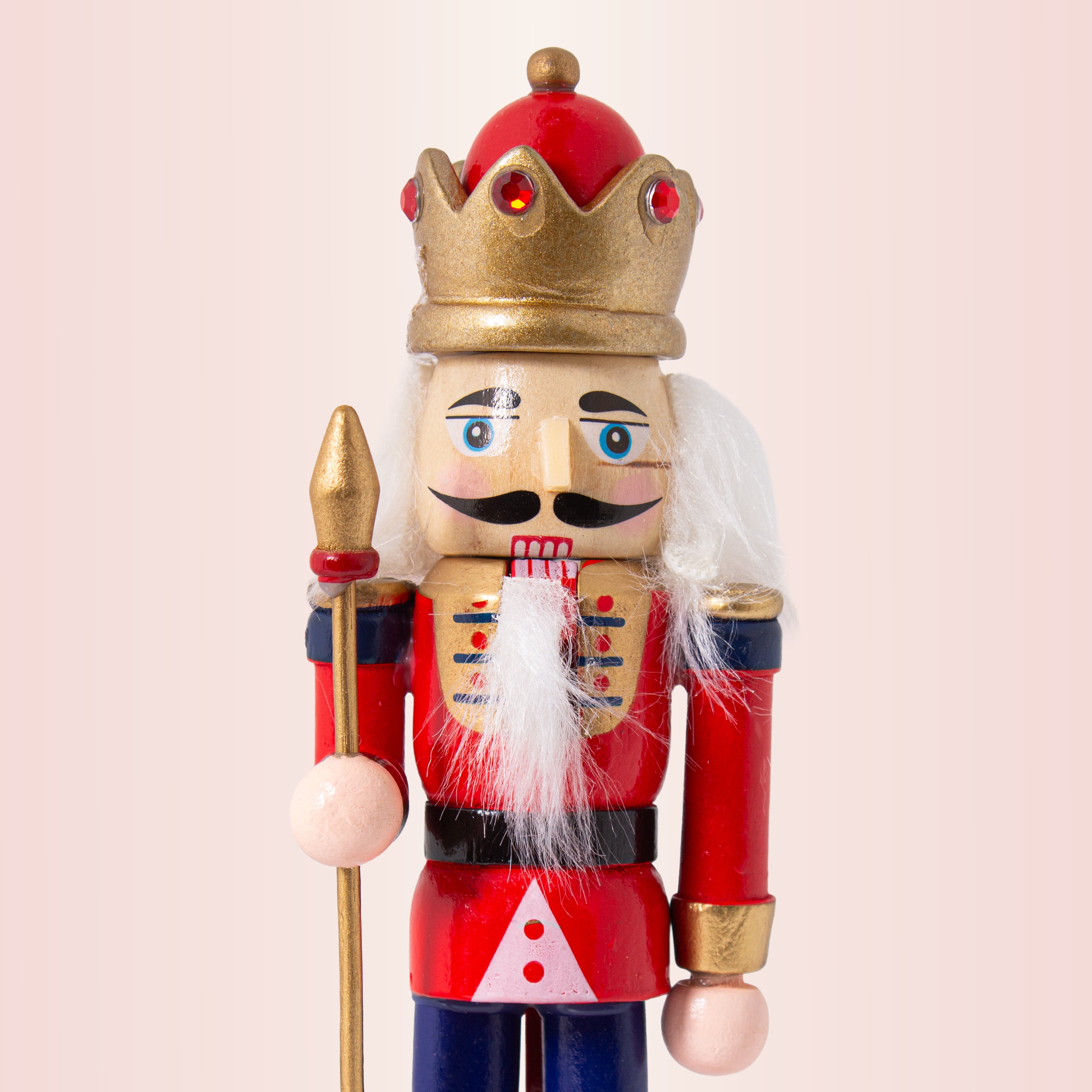 Nutcracker Figurine Red 7inch X 2inch 1pc Box