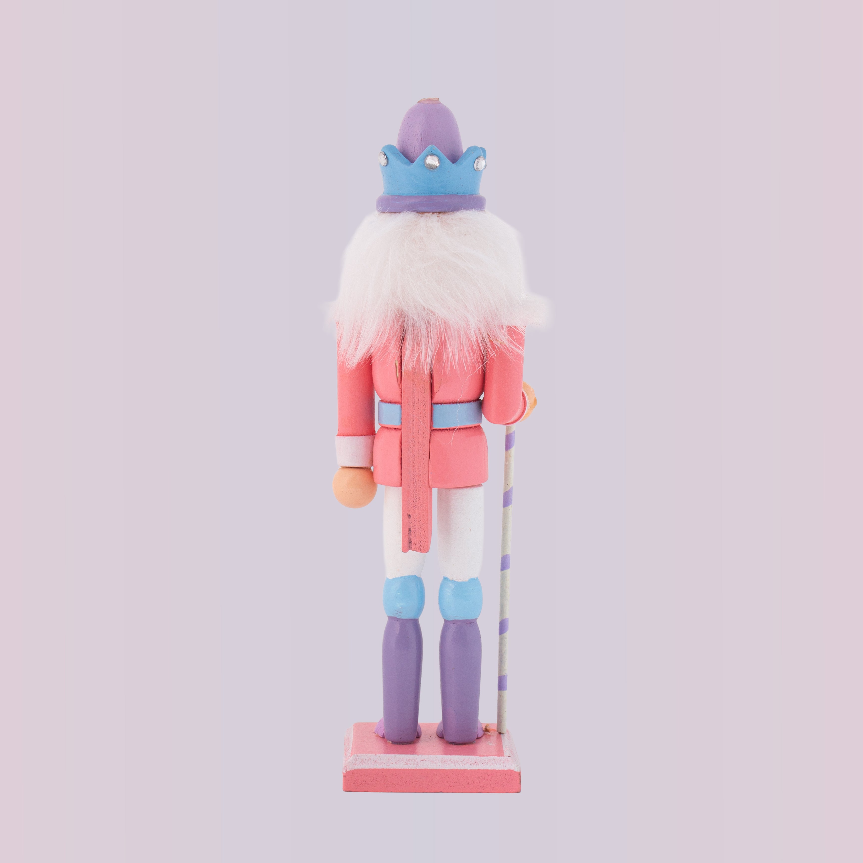 Nutcracker Soldier Ornament Pastel Pink 7inch X 2inch 1pc Box