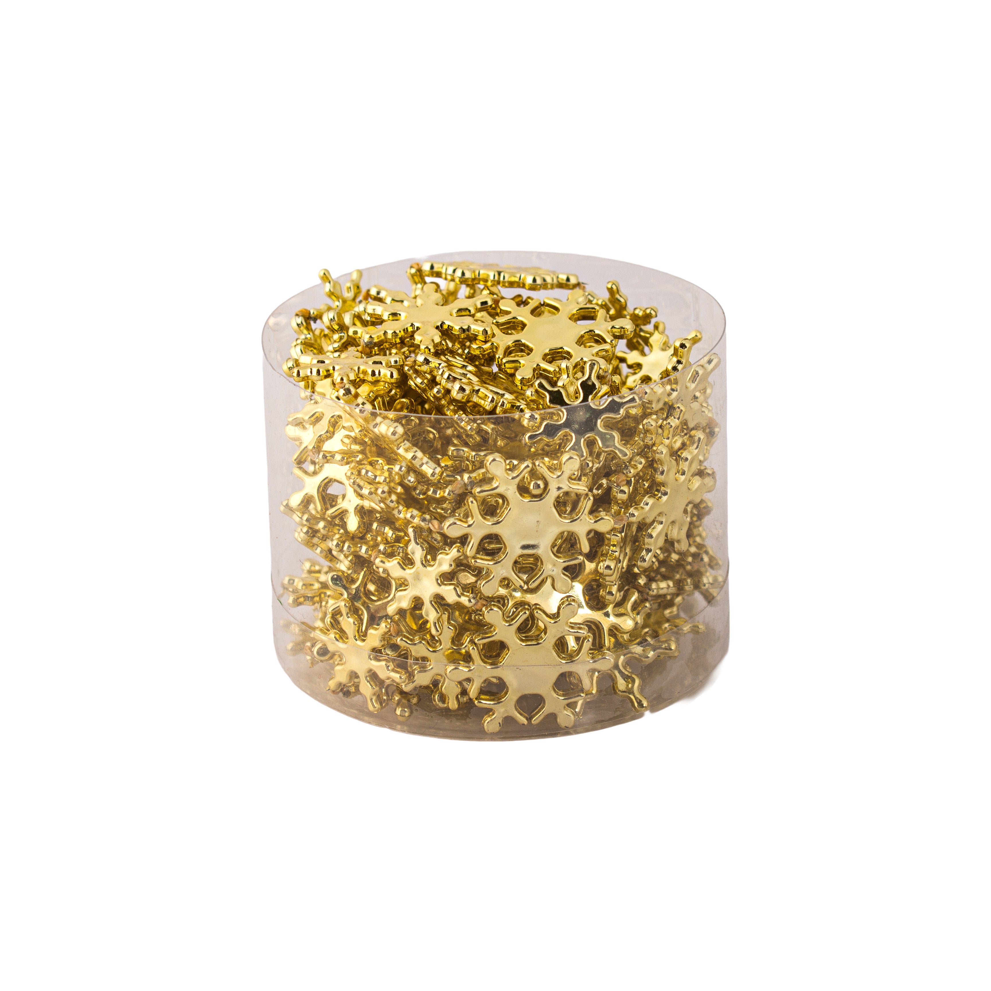 Christmas Snowflake Garland Gold 3Mtr Box