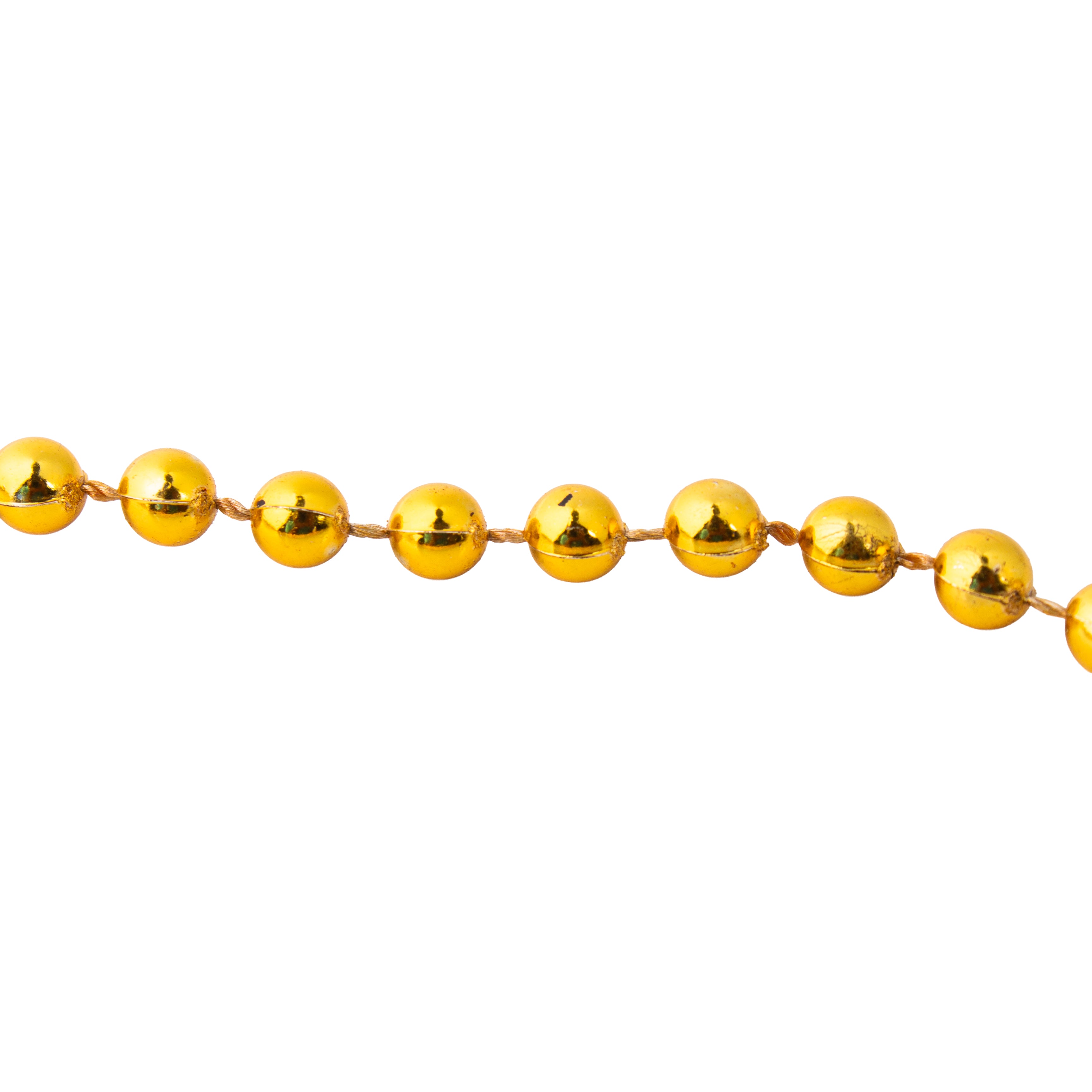 Christmas Round Bead Garland Gold 5mm 5Mtr Box